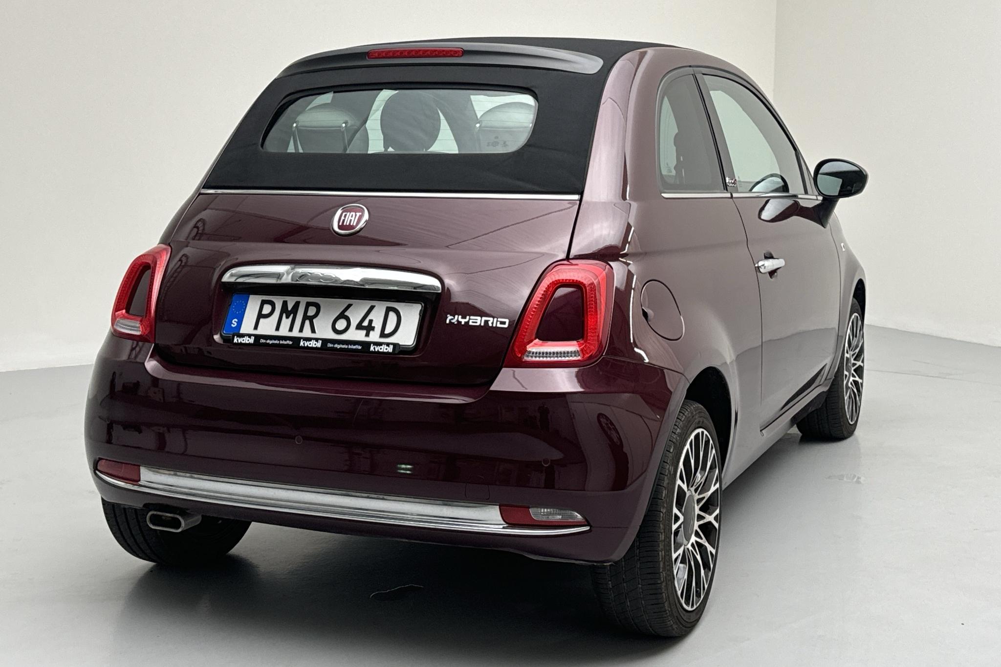 Fiat 500 BSG (70hk) - 45 770 km - Manuaalinen - punainen - 2021