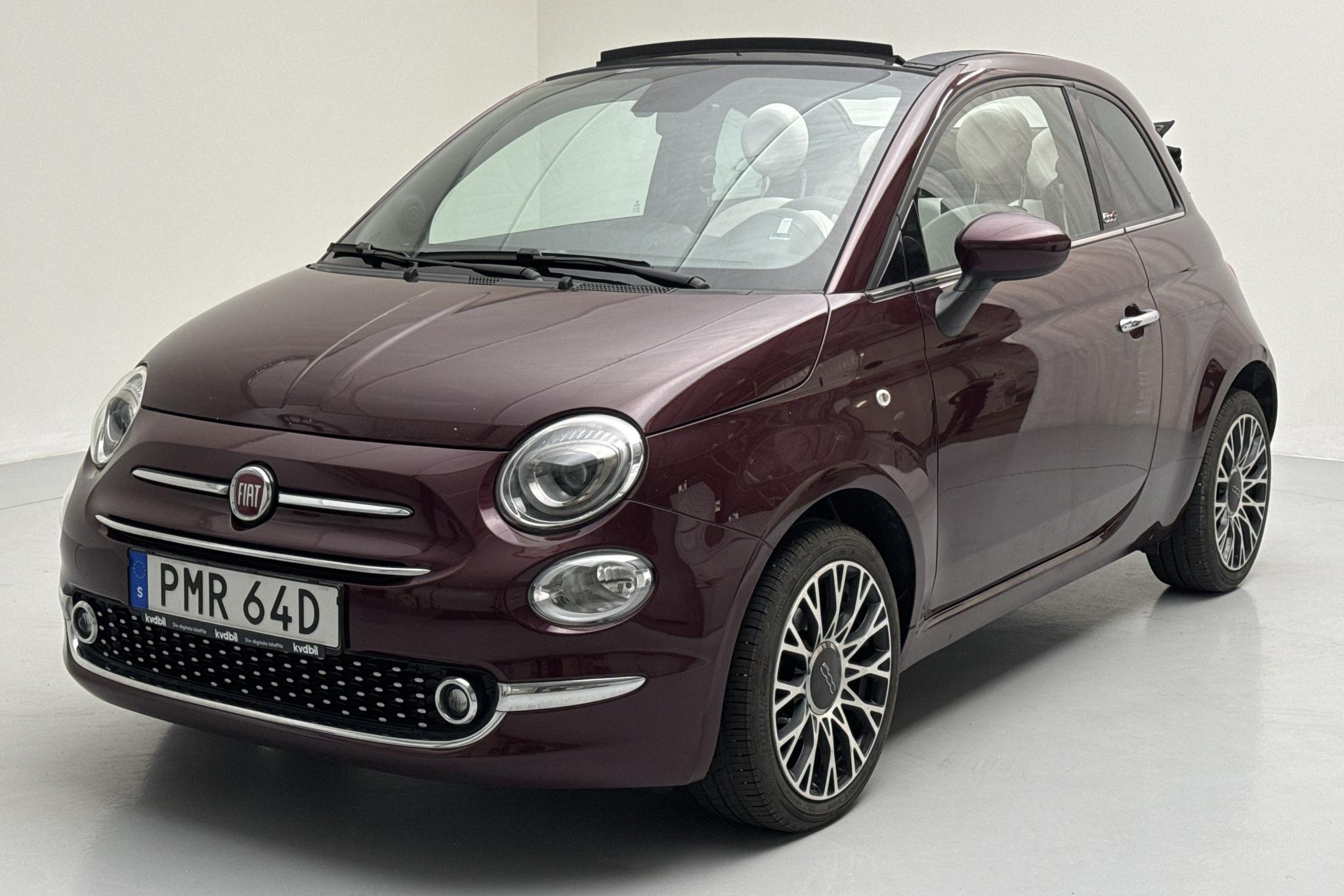 Fiat 500 BSG (70hk) - 45 770 km - Manual - red - 2021