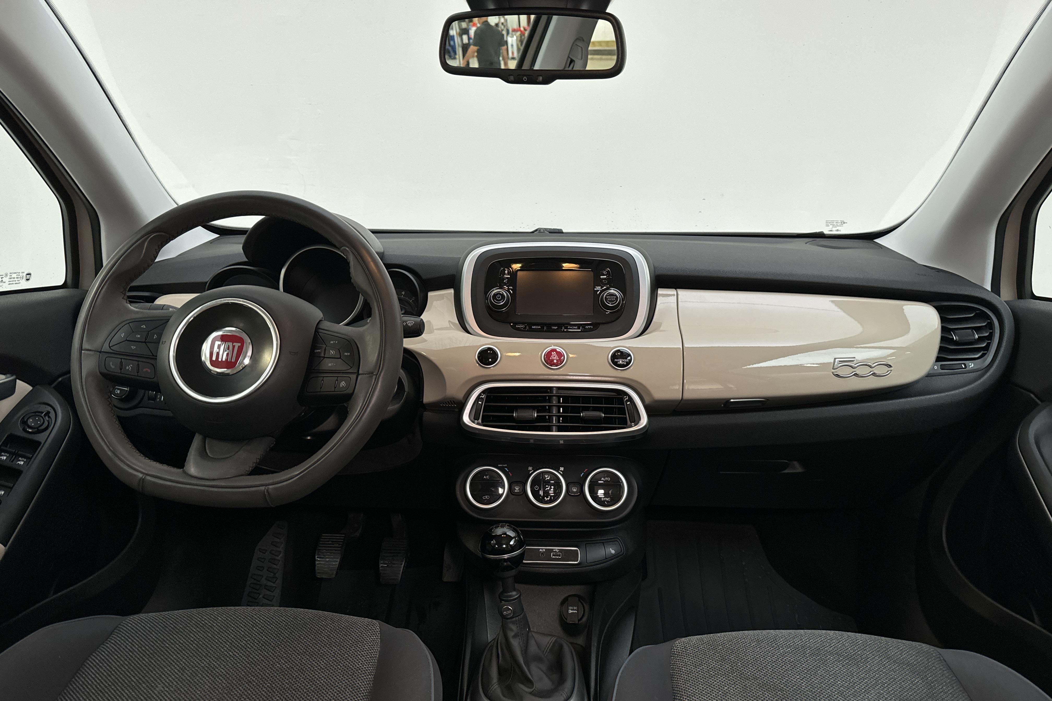 Fiat 500X 1.6 E-torq (110hk) - 85 690 km - Manualna - brązowy - 2018