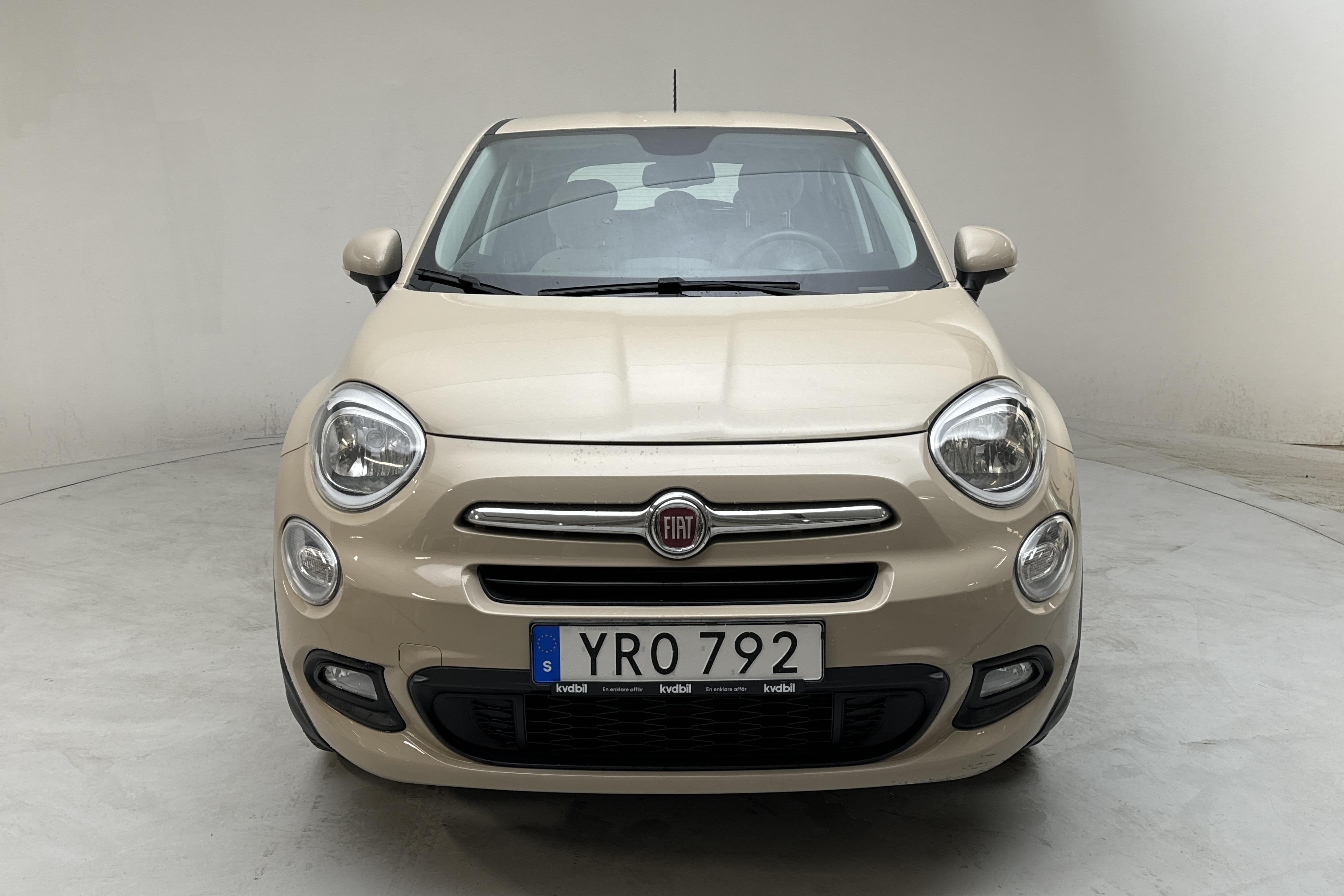 Fiat 500X 1.6 E-torq (110hk) - 85 690 km - Manualna - brązowy - 2018