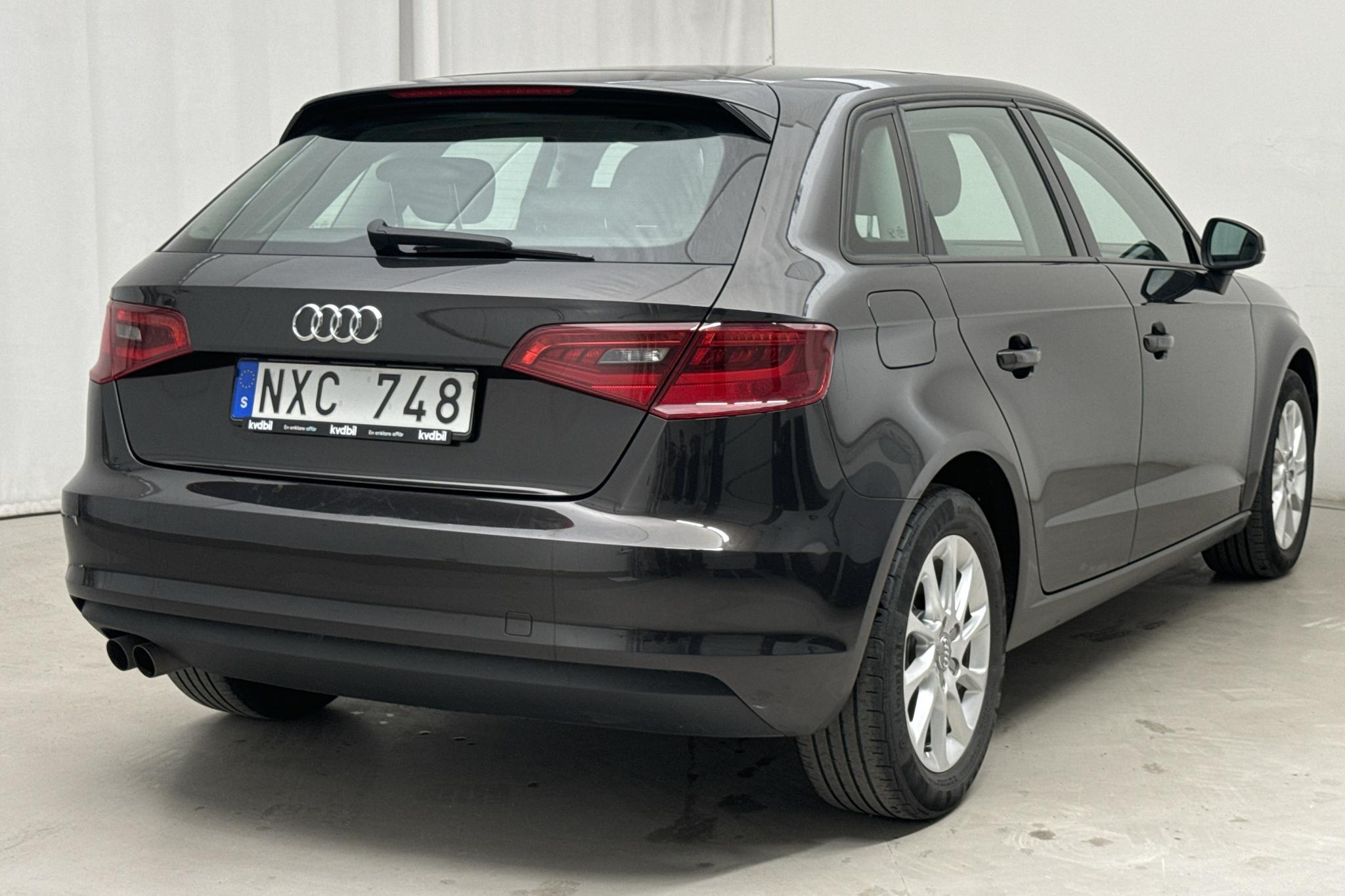 Audi A3 2.0 TDI Sportback (150hk) - 105 570 km - Manualna - brązowy - 2014