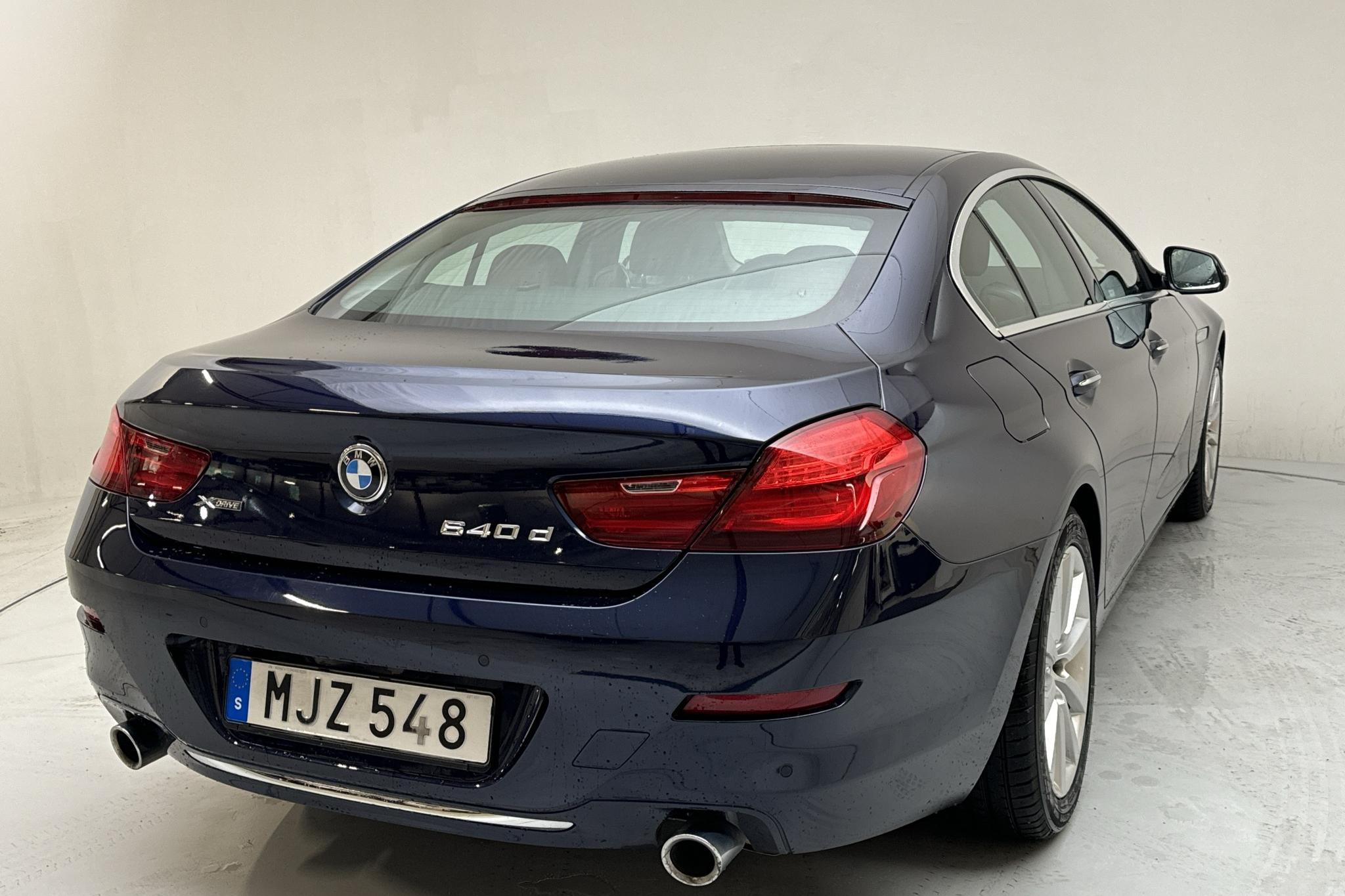 BMW 640d xDrive Gran Coupé, F06 (313hk) - 147 660 km - Automatyczna - niebieski - 2017