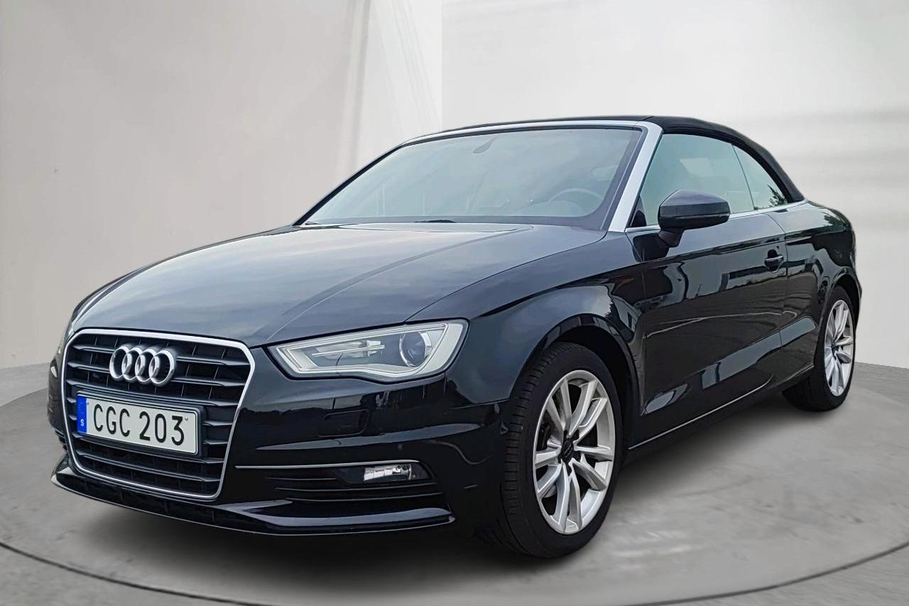 Audi A3 2.0 TDI Cabriolet (150hk) - 97 330 km - Automatic - black - 2015