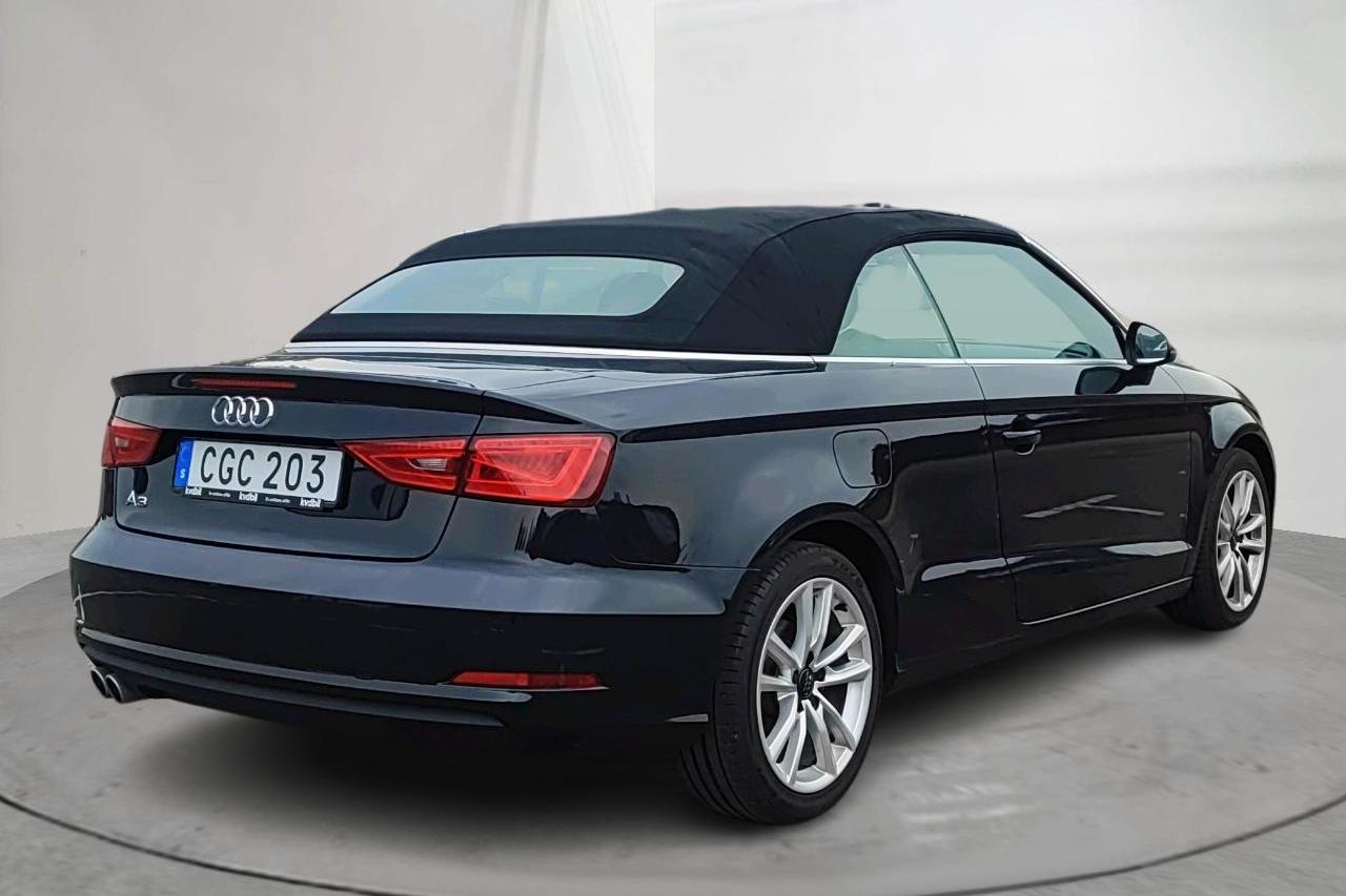 Audi A3 2.0 TDI Cabriolet (150hk) - 97 330 km - Automatic - black - 2015