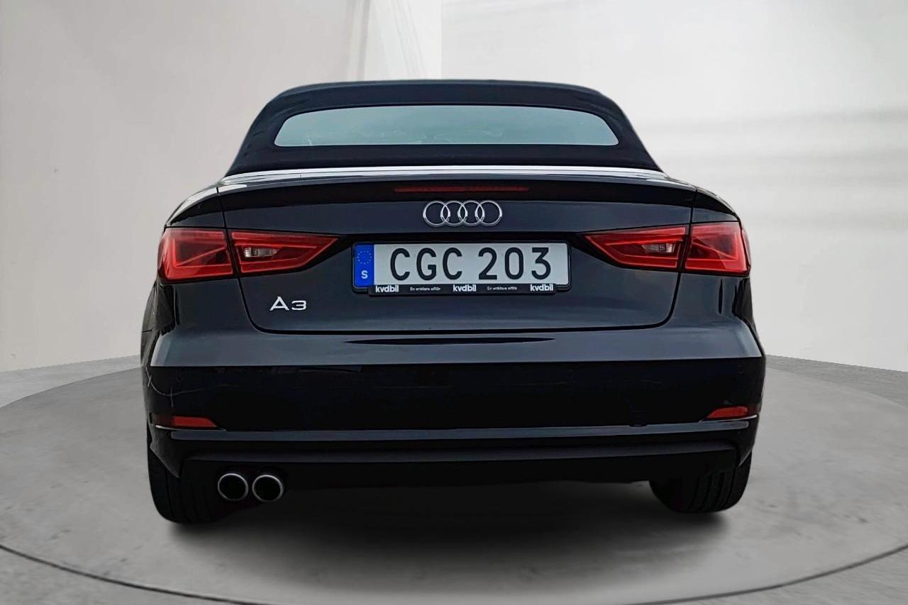 Audi A3 2.0 TDI Cabriolet (150hk) - 97 330 km - Automatyczna - czarny - 2015