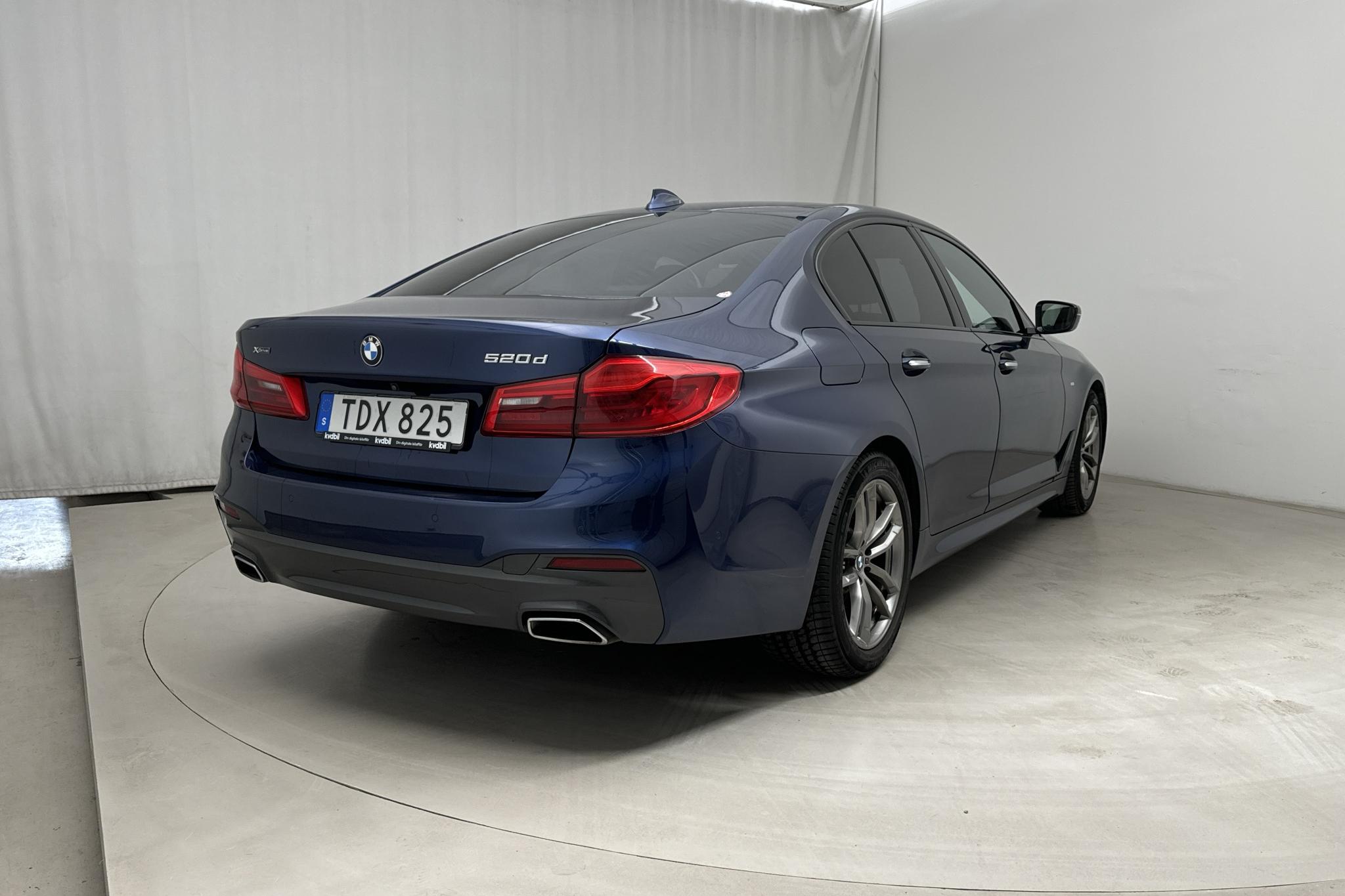 BMW 520d xDrive Sedan, G30 (190hk) - 6 937 mil - Automat - blå - 2018