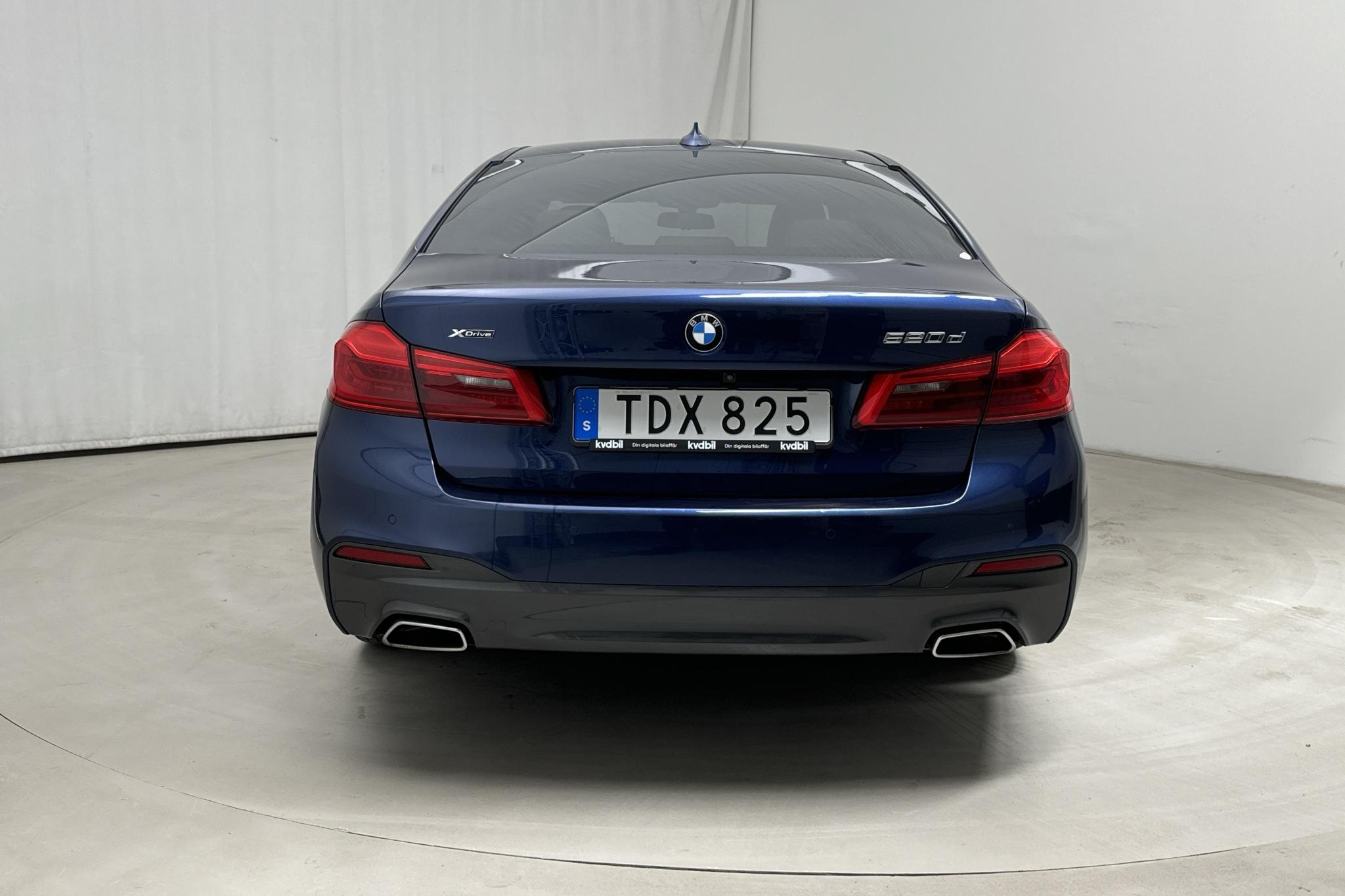 BMW 520d xDrive Sedan, G30 (190hk) - 69 370 km - Automatyczna - niebieski - 2018