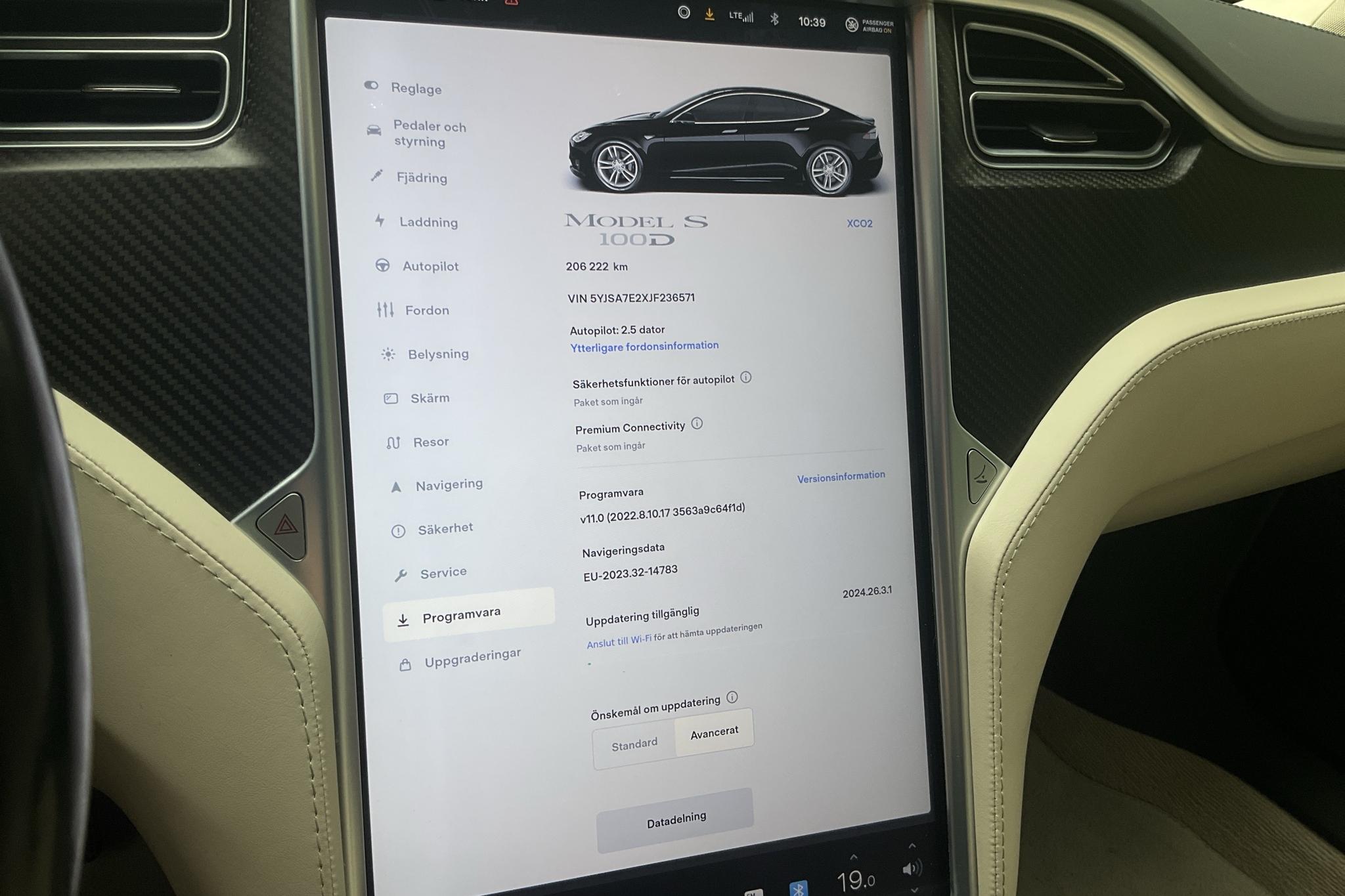 Tesla Model S 100D - 206 220 km - Automaatne - must - 2018