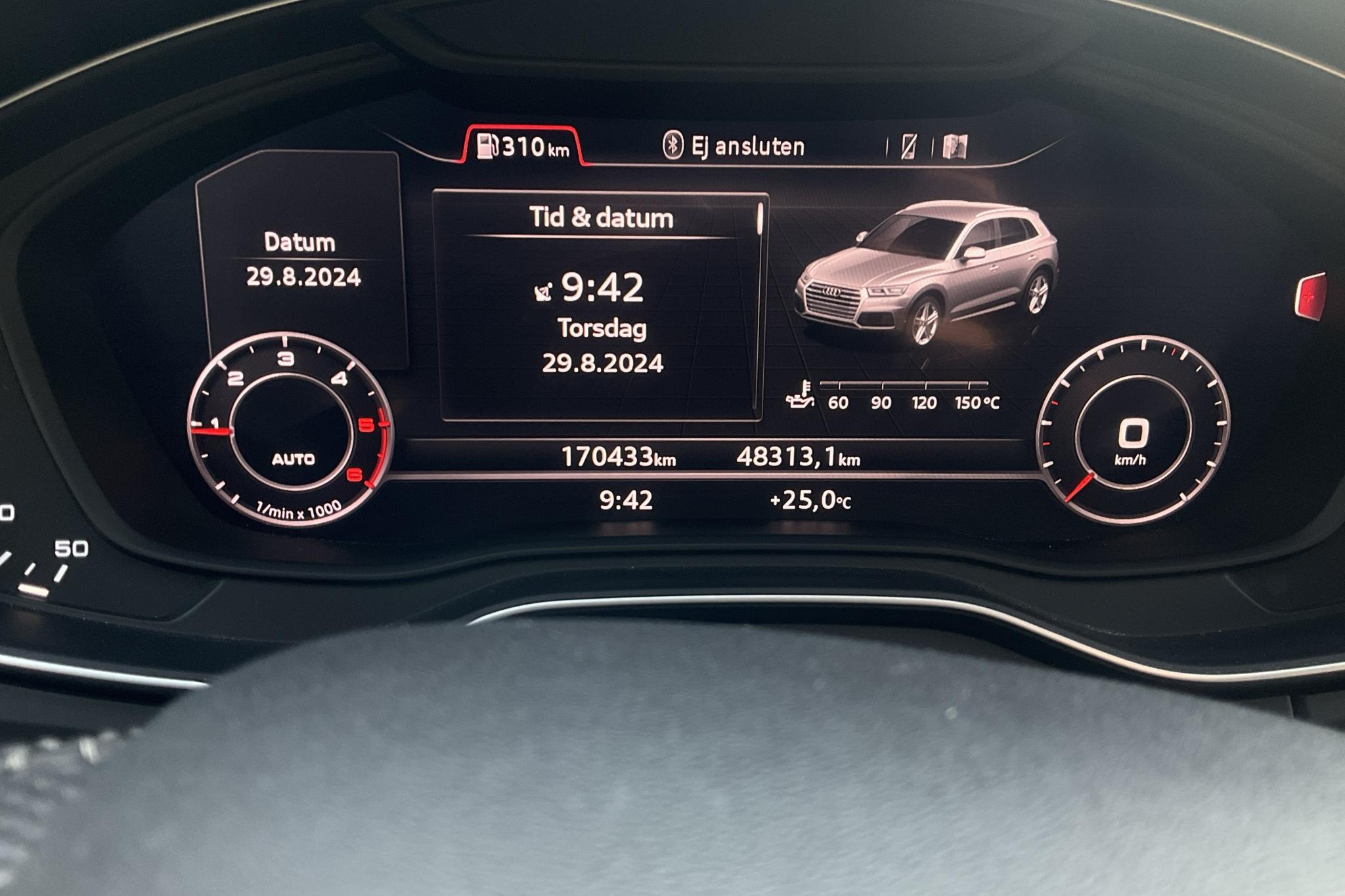 Audi Q5 2.0 TDI quattro (190hk) - 170 430 km - Käsitsi - hall - 2018