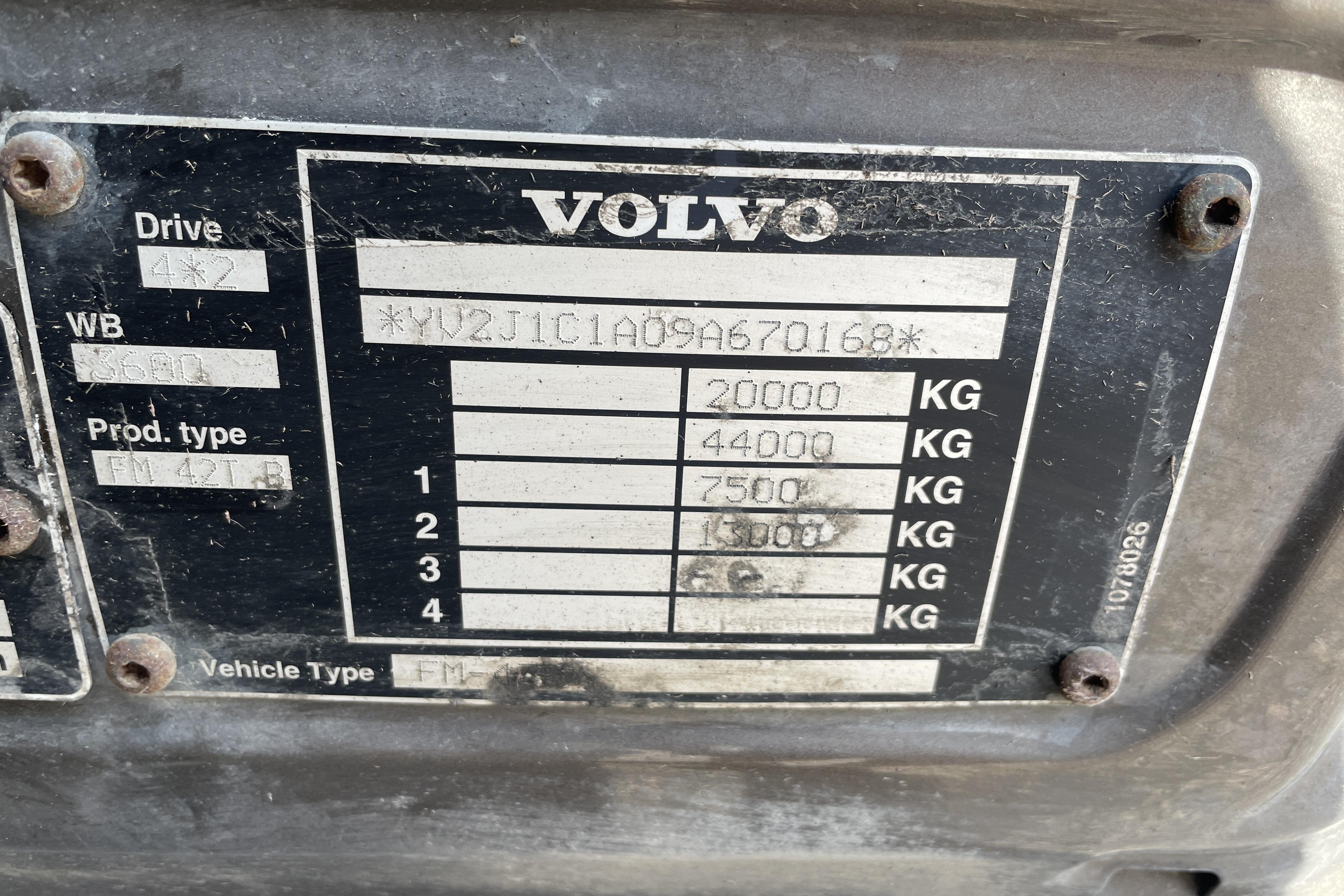 Volvo FM430 - 363 741 km - Automat - brun - 2009