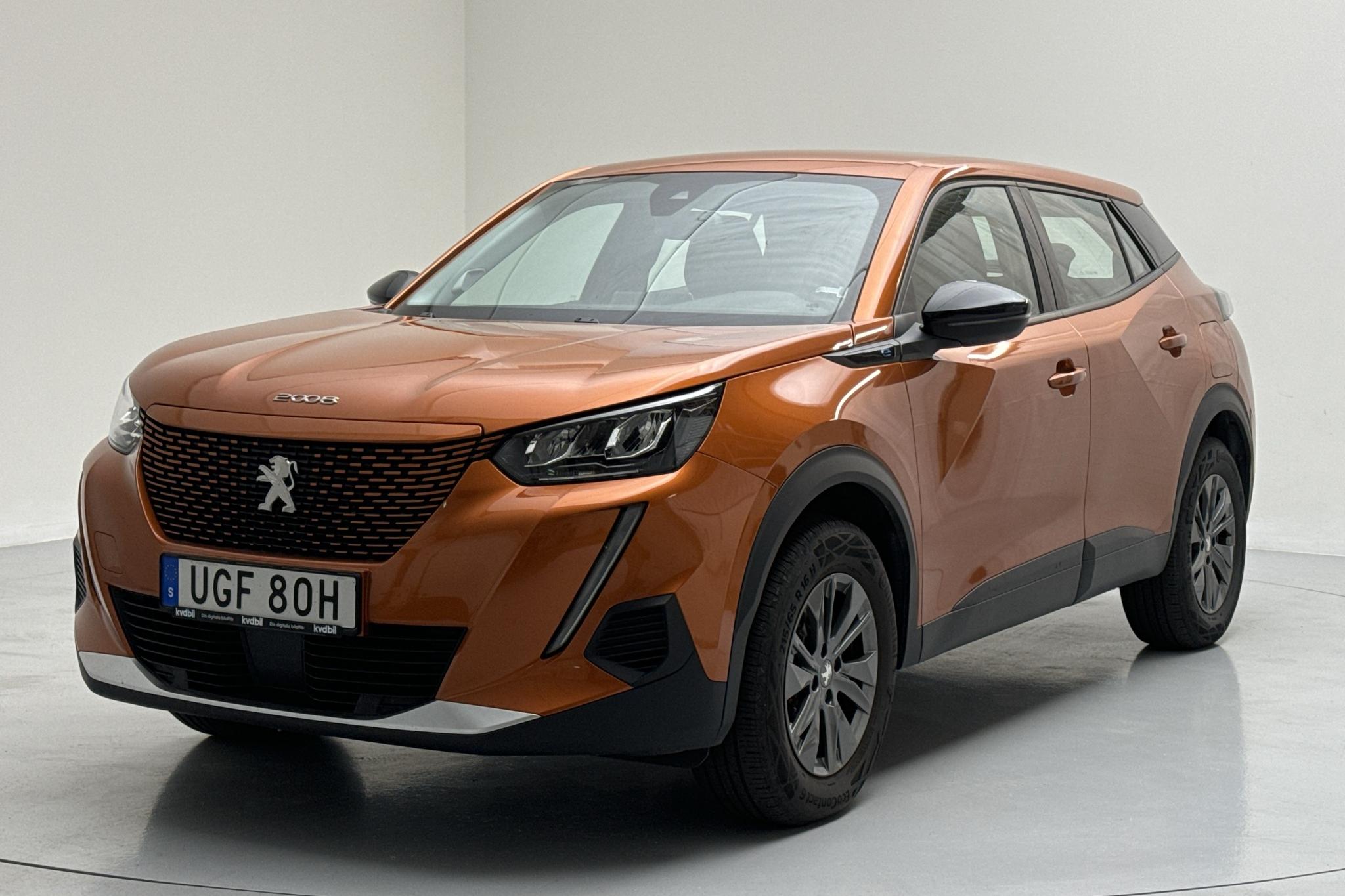 Peugeot e-2008 50 kWh (136hk) - 31 530 km - Automaatne - oranž - 2022