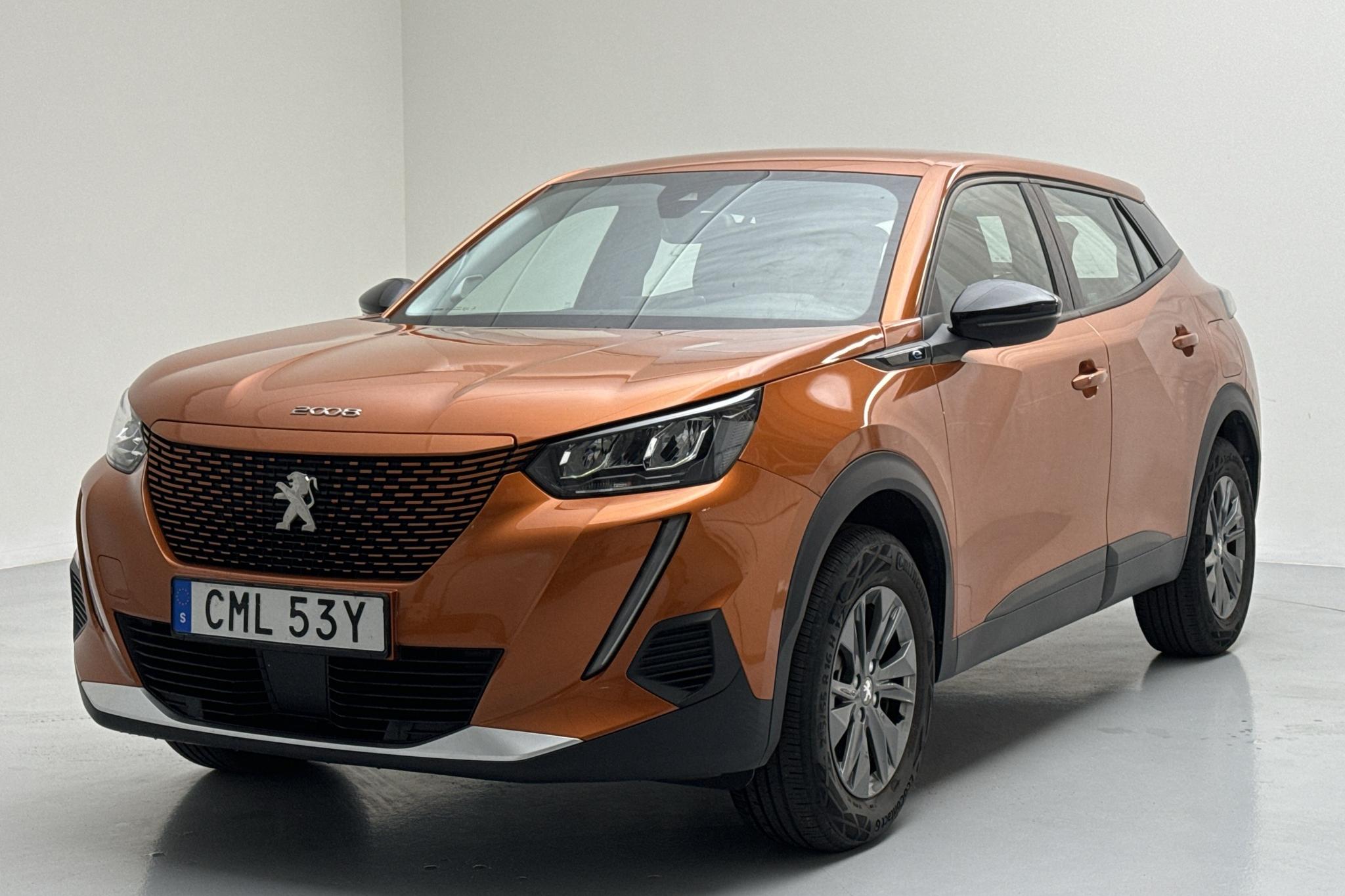 Peugeot e-2008 50 kWh (136hk) - 25 660 km - Automatic - orange - 2022