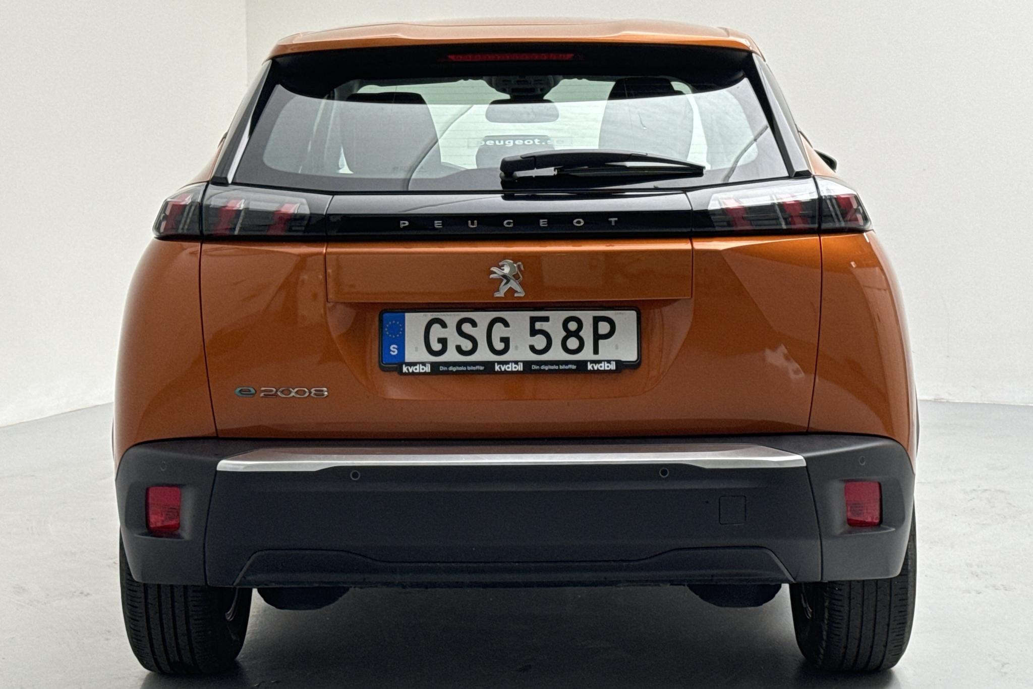 Peugeot e-2008 50 kWh (136hk) - 4 127 mil - Automat - orange - 2022