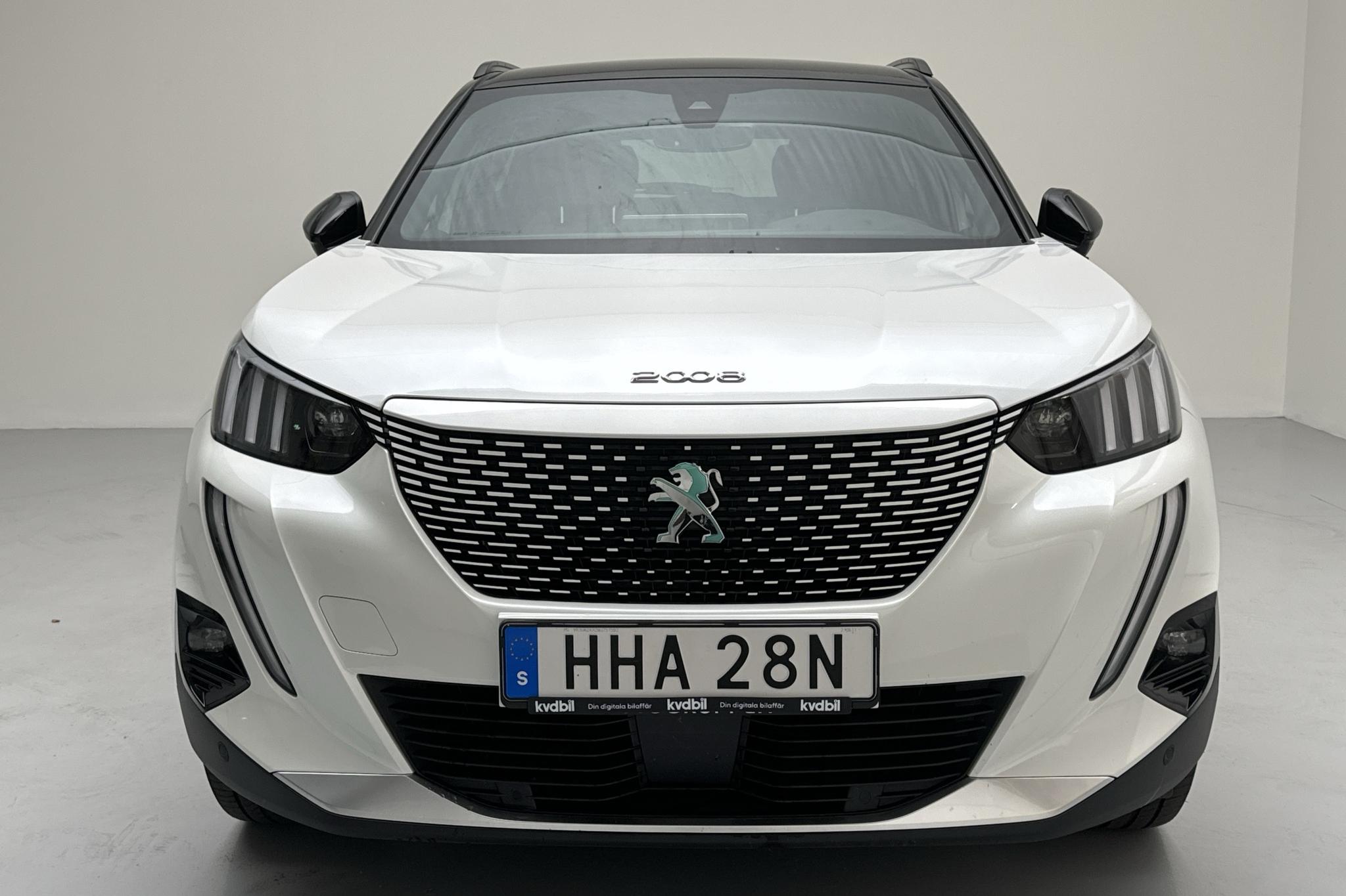 Peugeot e-2008 50 kWh (136hk) - 20 770 km - Automaatne - valge - 2021