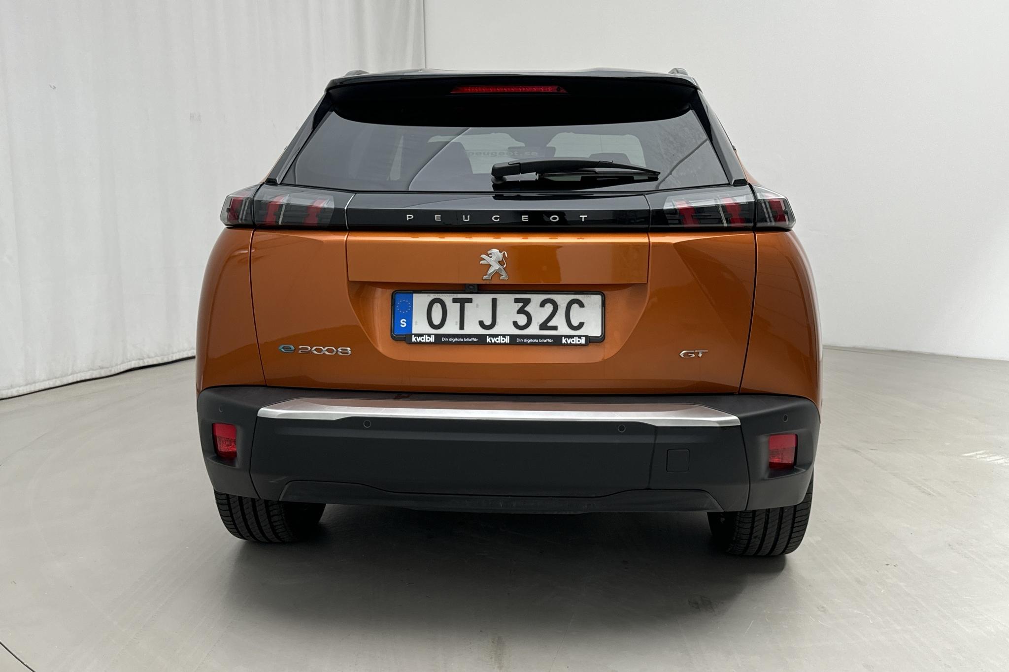 Peugeot e-2008 50 kWh (136hk) - 25 700 km - Automatic - orange - 2022