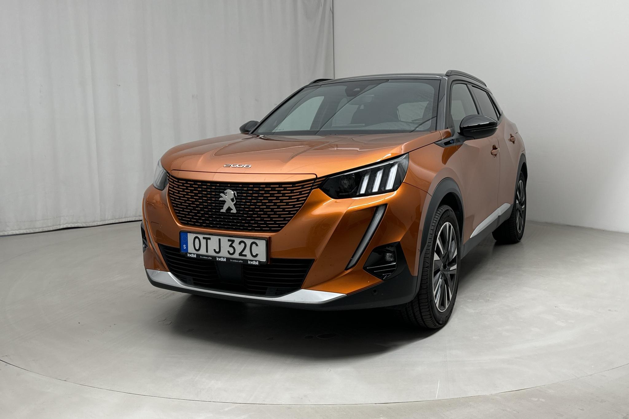 Peugeot e-2008 50 kWh (136hk) - 25 700 km - Automaatne - oranž - 2022