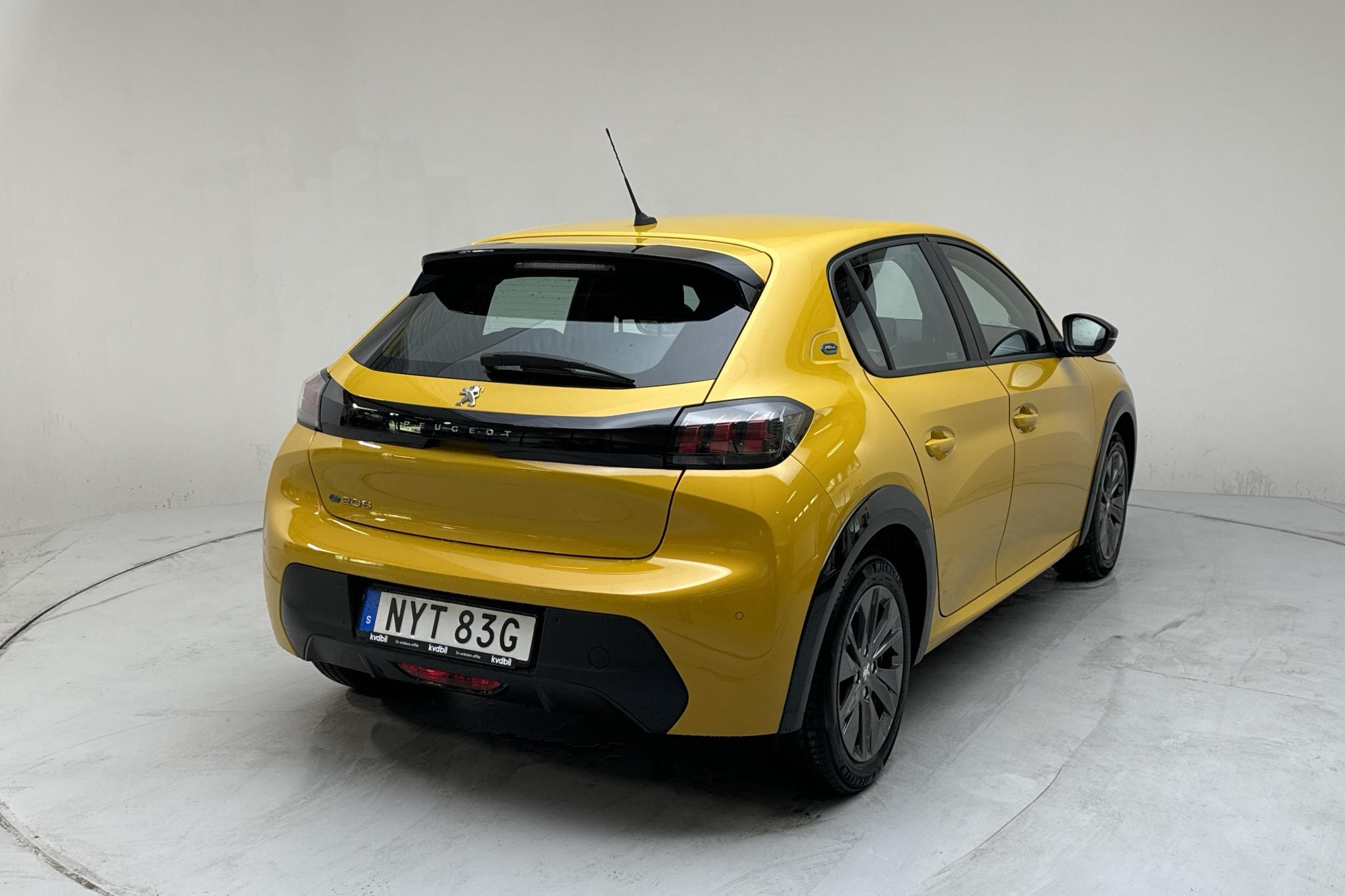 Peugeot e-208 50 kWh 5dr (136hk) - 18 730 km - Automatic - yellow - 2022