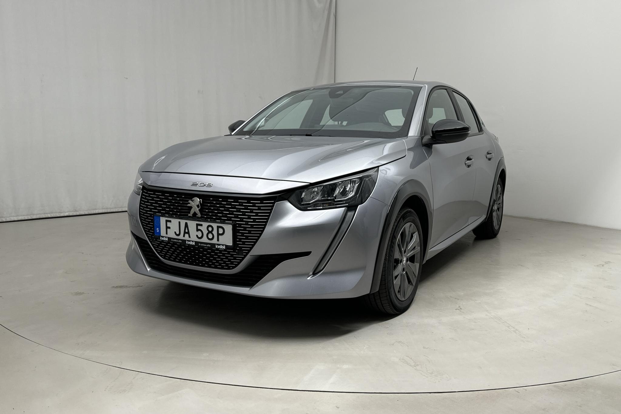 Peugeot e-208 50 kWh 5dr (136hk) - 37 610 km - Automatyczna - szary - 2022