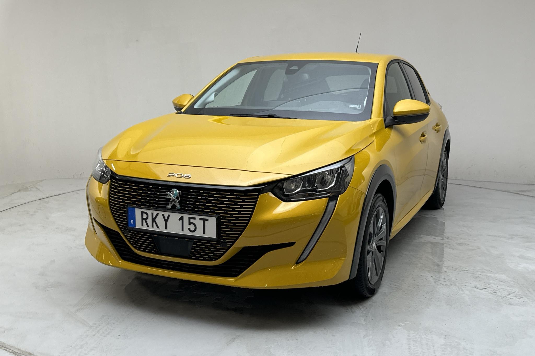 Peugeot e-208 50 kWh 5dr (136hk) - 46 110 km - Automatic - yellow - 2021