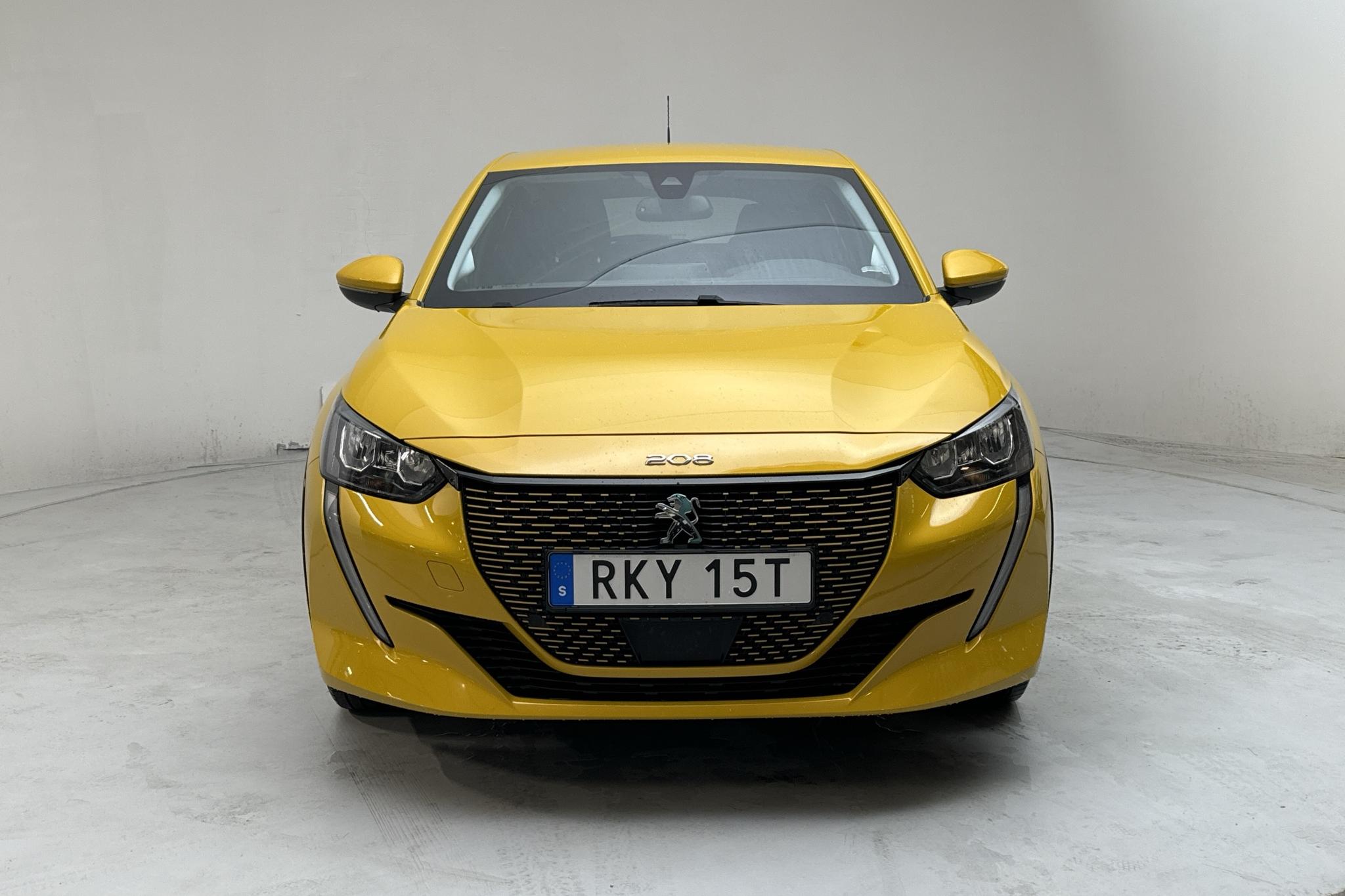 Peugeot e-208 50 kWh 5dr (136hk) - 46 110 km - Automatic - yellow - 2021