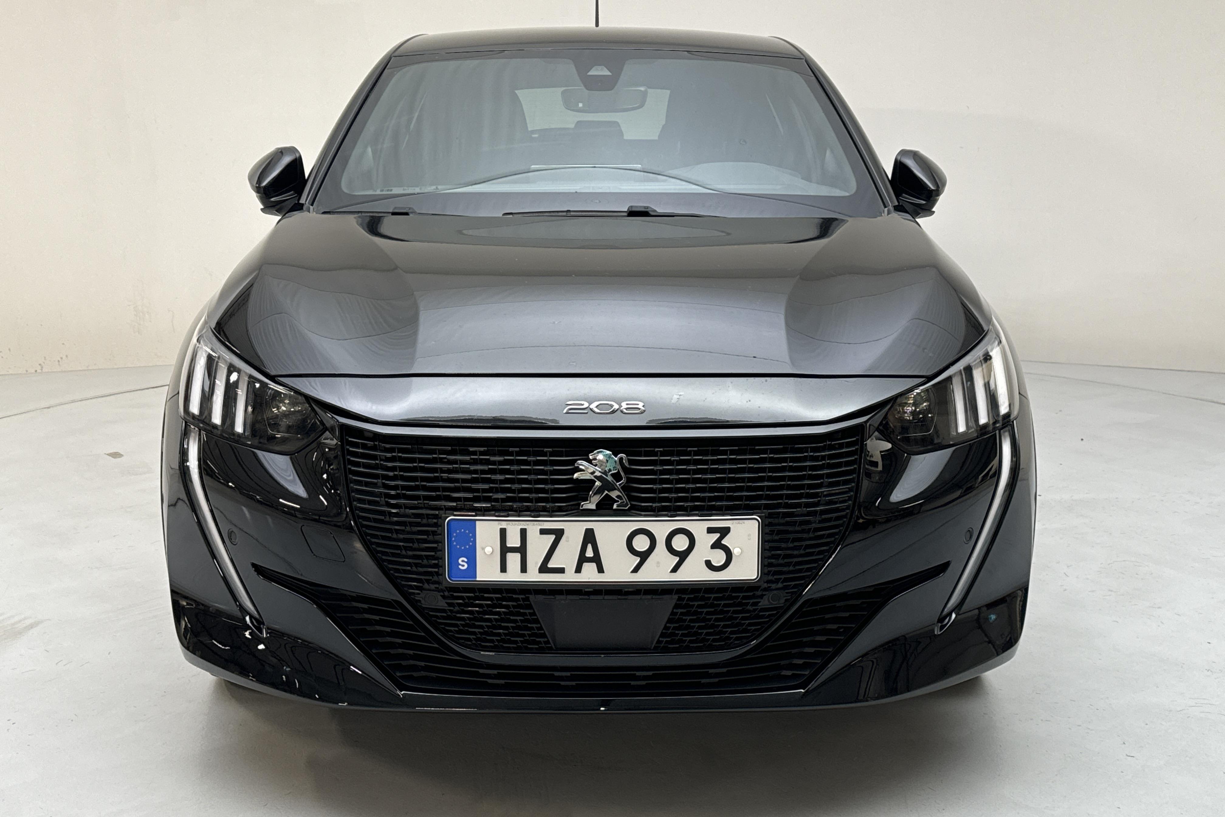 Peugeot e-208 50 kWh 5dr (136hk) - 39 790 km - Automatic - black - 2021