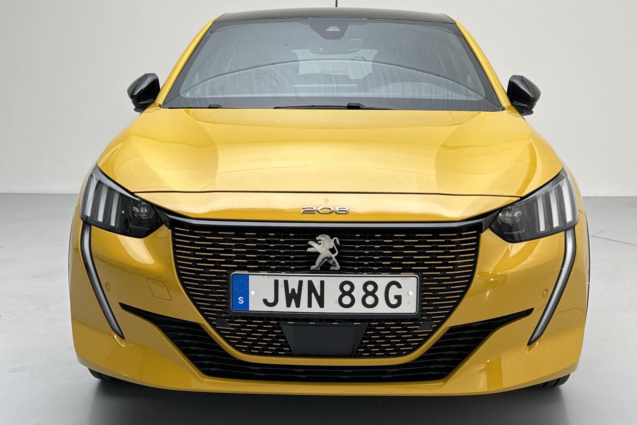 Peugeot e-208 50 kWh 5dr (136hk) - 25 900 km - Automatic - yellow - 2022