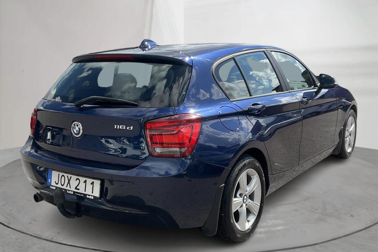 BMW 116d 5dr, F20 (116hk) - 142 780 km - Käsitsi - sinine - 2015