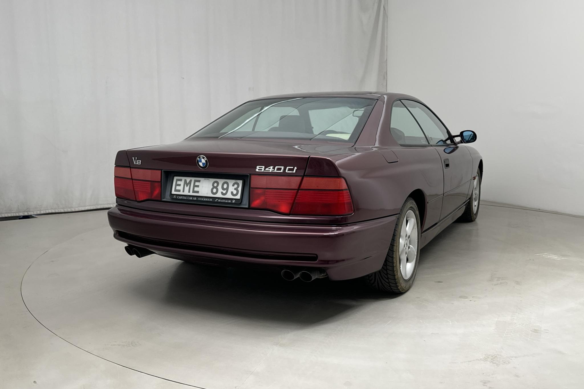 BMW 840Ci Coupé, E31 (286hk) - 85 400 km - Automatyczna - czerwony - 1995