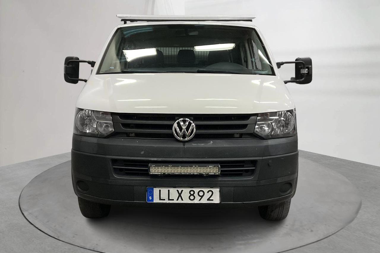 VW Transporter T5 2.0 TDI Pickup (102hk) - 173 290 km - Manualna - biały - 2015