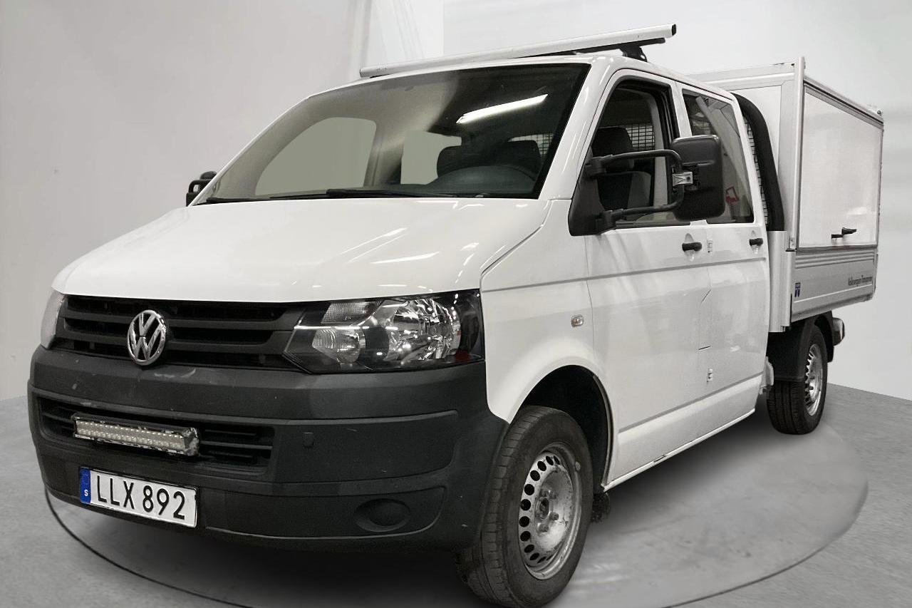 VW Transporter T5 2.0 TDI Pickup (102hk) - 173 290 km - Manual - white - 2015