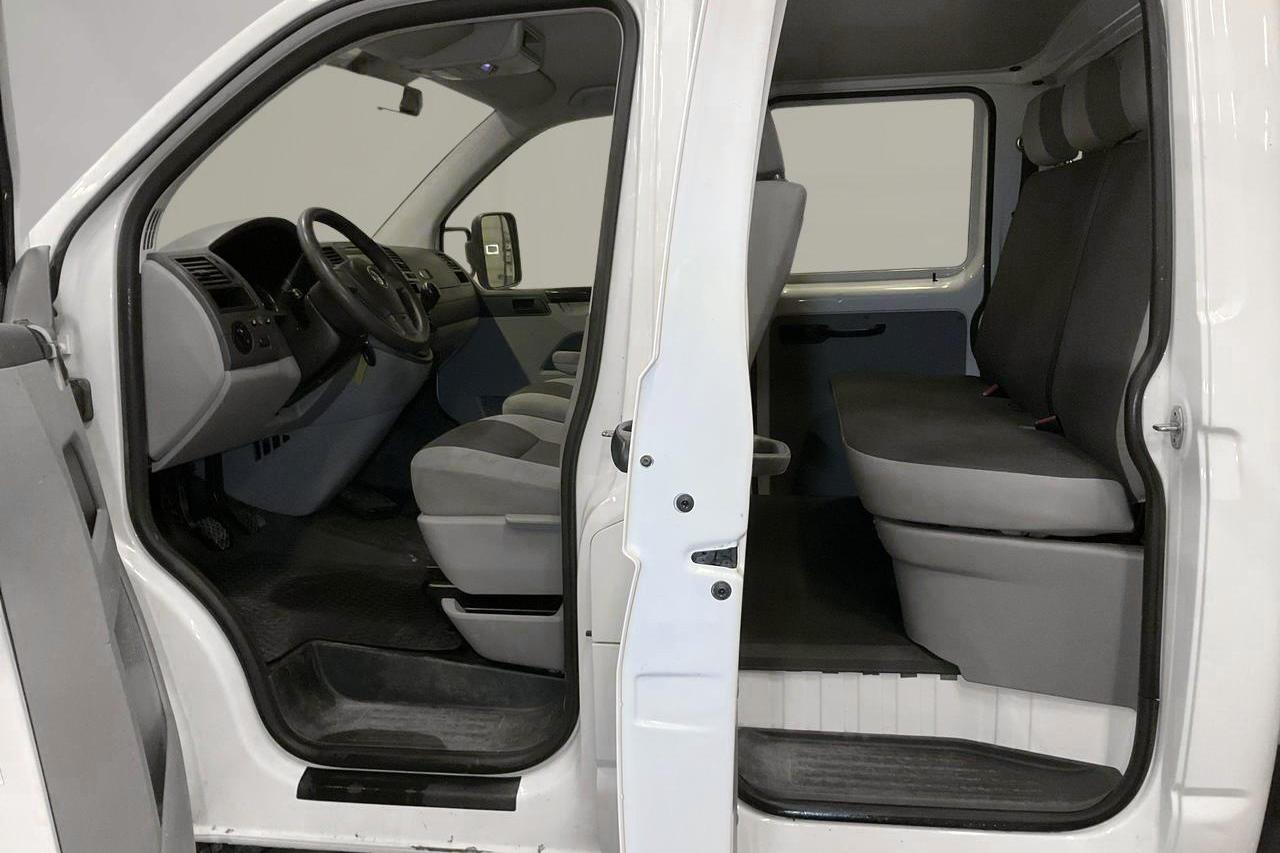 VW Transporter T5 2.0 TDI Pickup (102hk) - 173 290 km - Käsitsi - valge - 2015