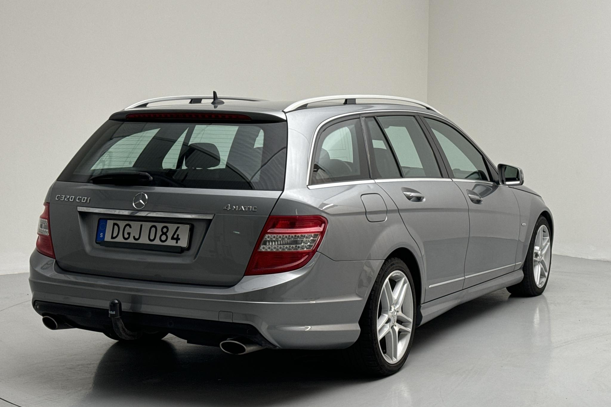 Mercedes C 320 CDI 4Matic Kombi S204 (224hk) - 192 490 km - Automatyczna - szary - 2009