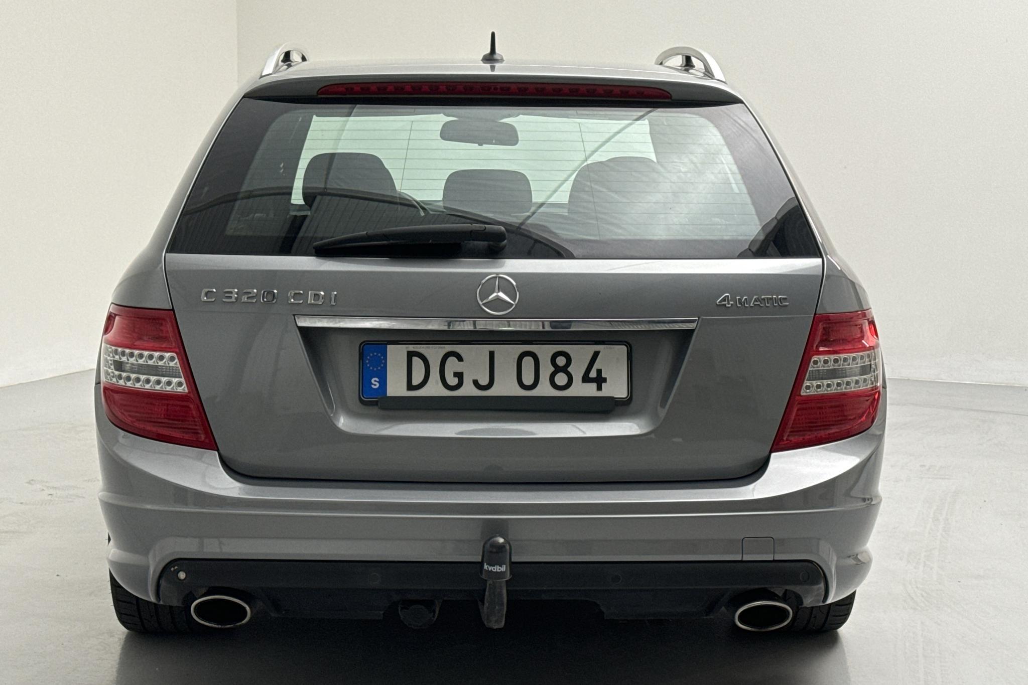 Mercedes C 320 CDI 4Matic Kombi S204 (224hk) - 192 490 km - Automatyczna - szary - 2009