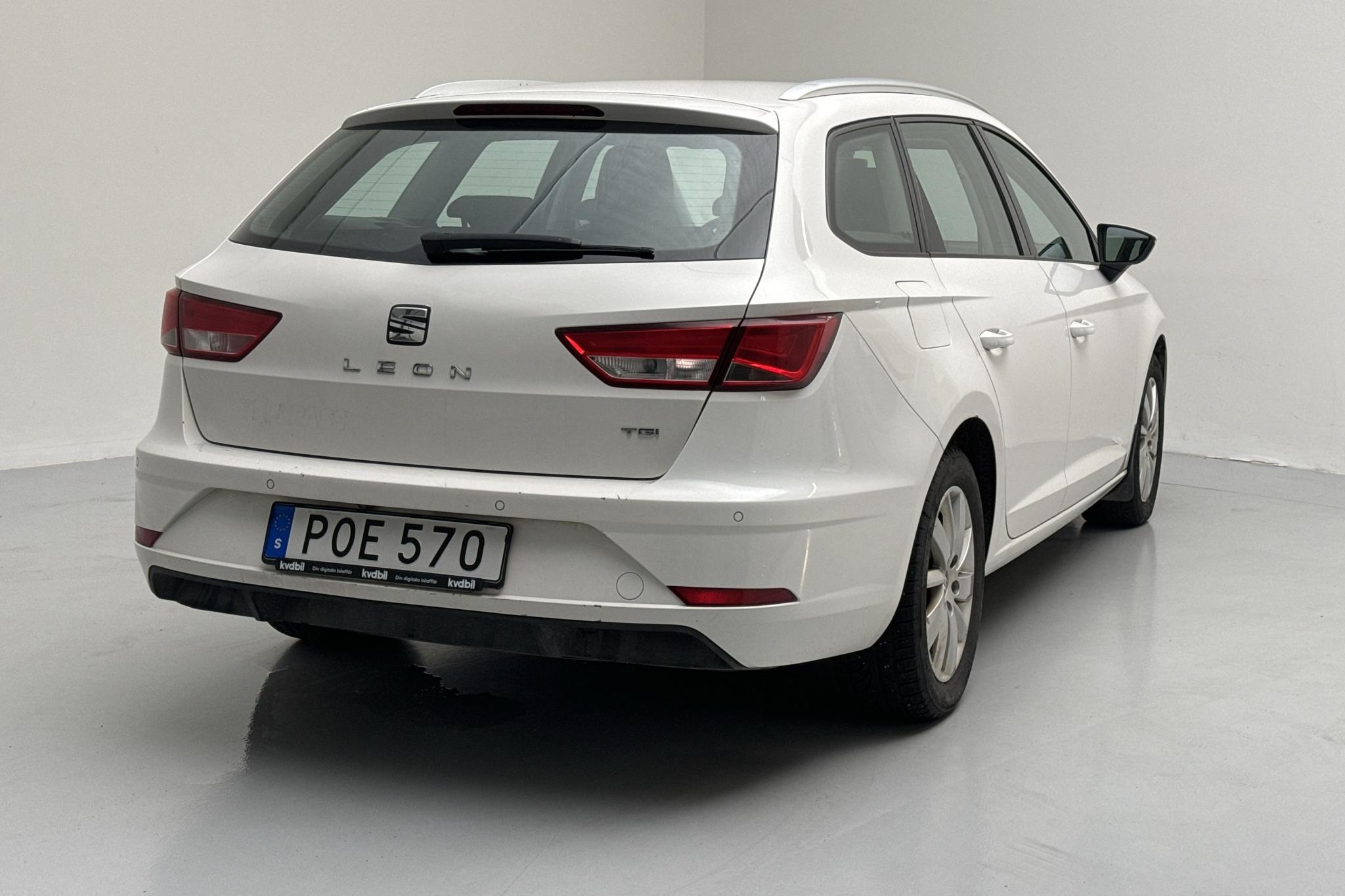 Seat Leon 1.4 TGI ST (110hk) - 312 610 km - Automatyczna - biały - 2018