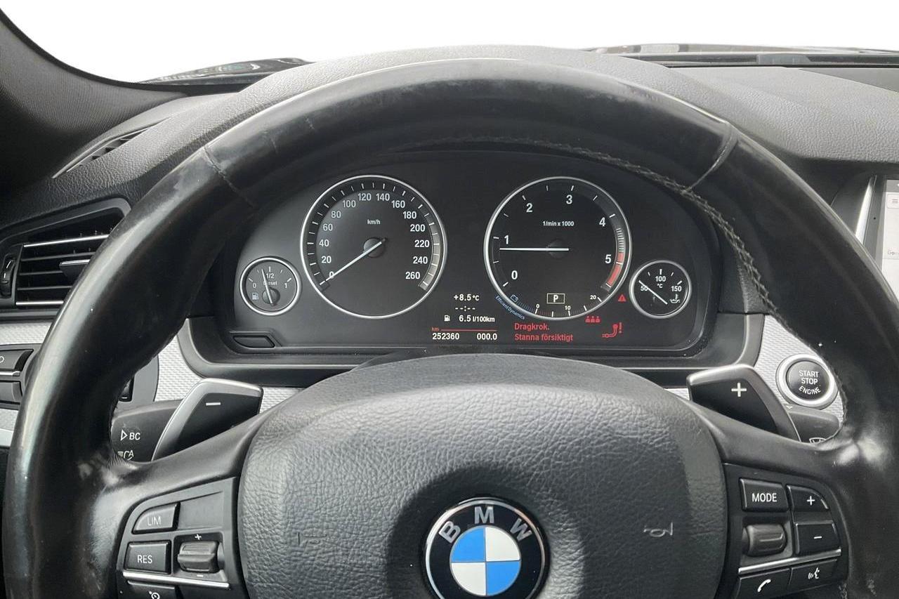 BMW 520d Sedan, F10 (184hk) - 252 360 km - Automatyczna - niebieski - 2011