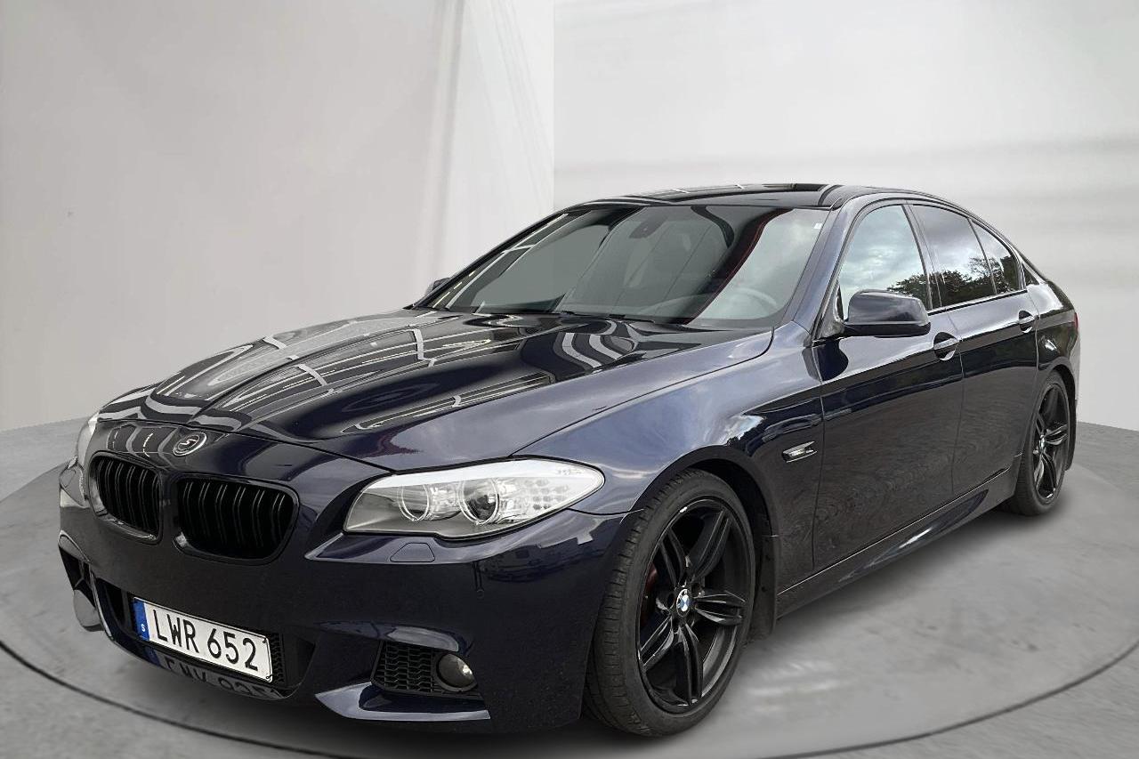 BMW 520d Sedan, F10 (184hk) - 252 360 km - Automaattinen - sininen - 2011