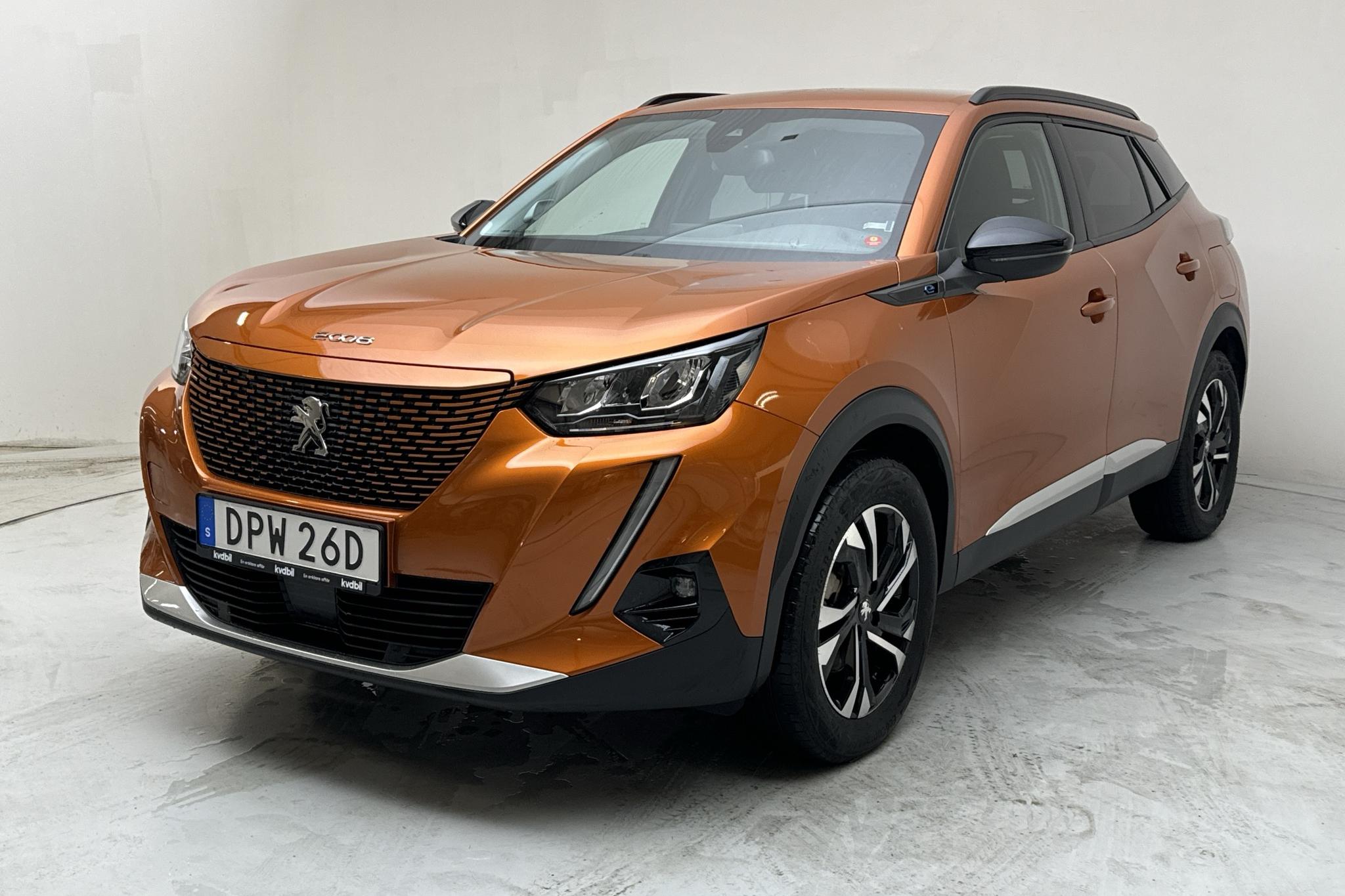 Peugeot e-2008 50 kWh (136hk) - 48 860 km - Automaattinen - oranssi - 2022