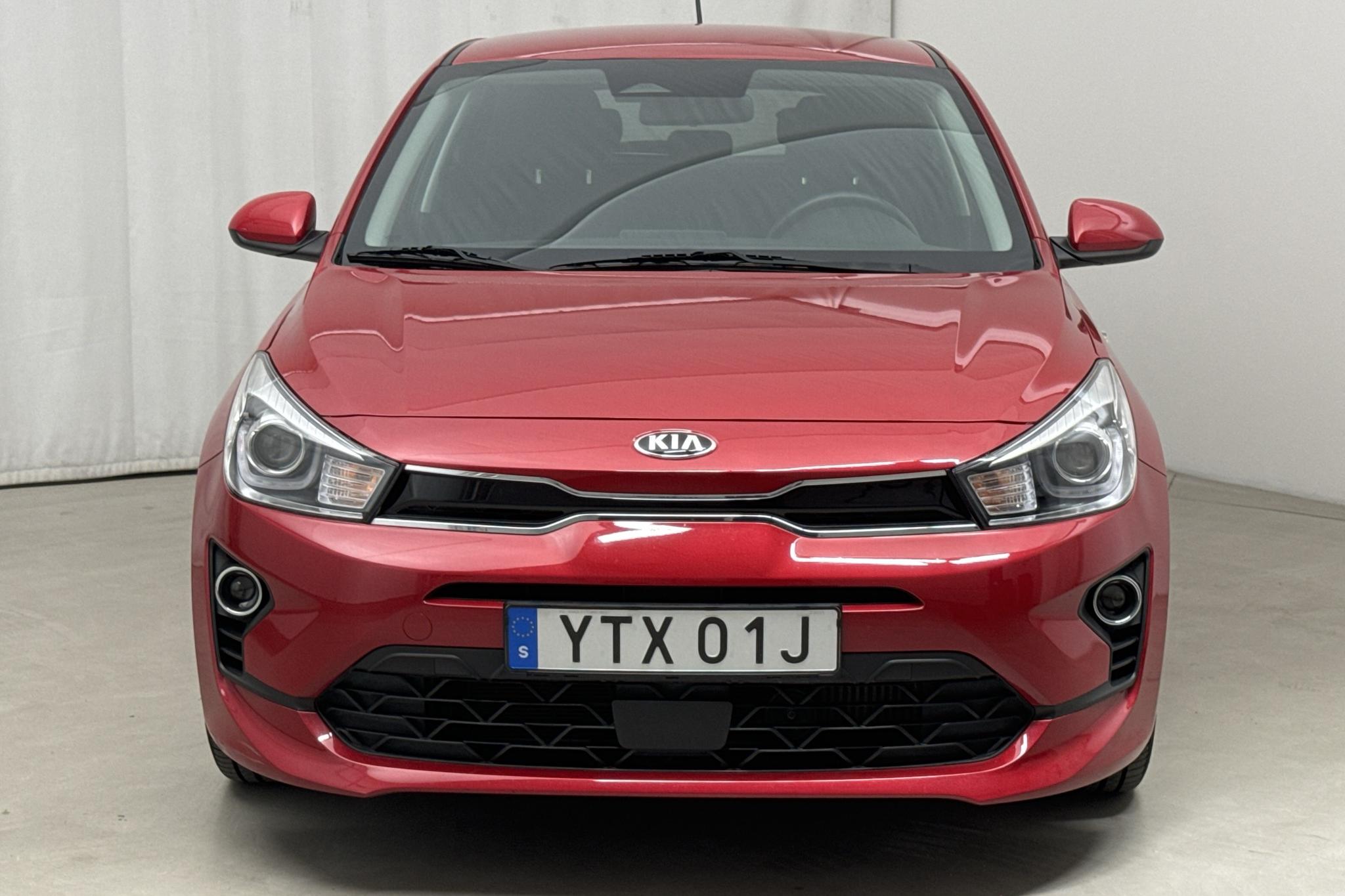 KIA Rio 1.0 T-GDi (100hk) - 12 790 km - Automatyczna - czerwony - 2021