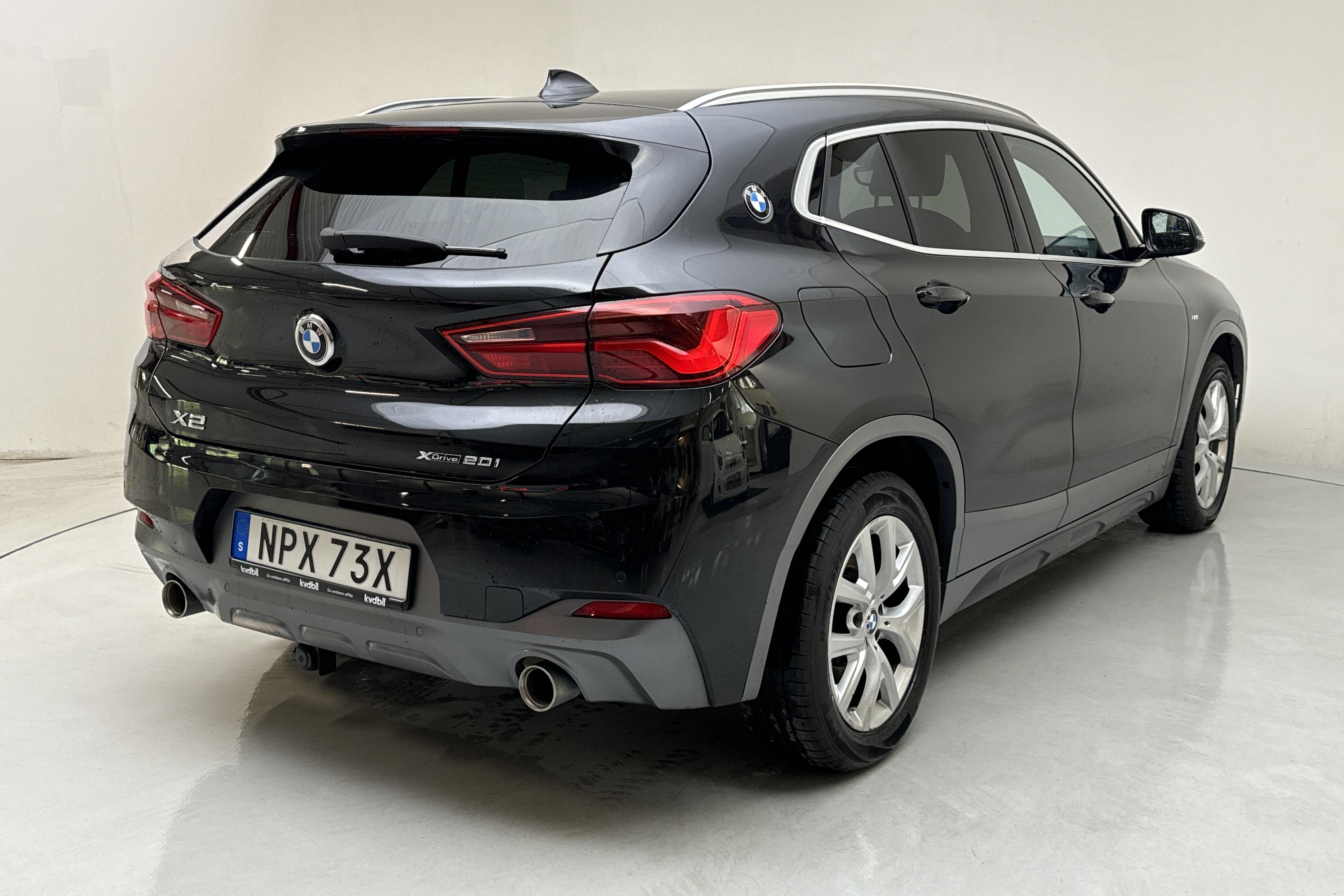 BMW X2 xDrive20i, F39 (192hk) - 60 940 km - Automatyczna - czarny - 2020