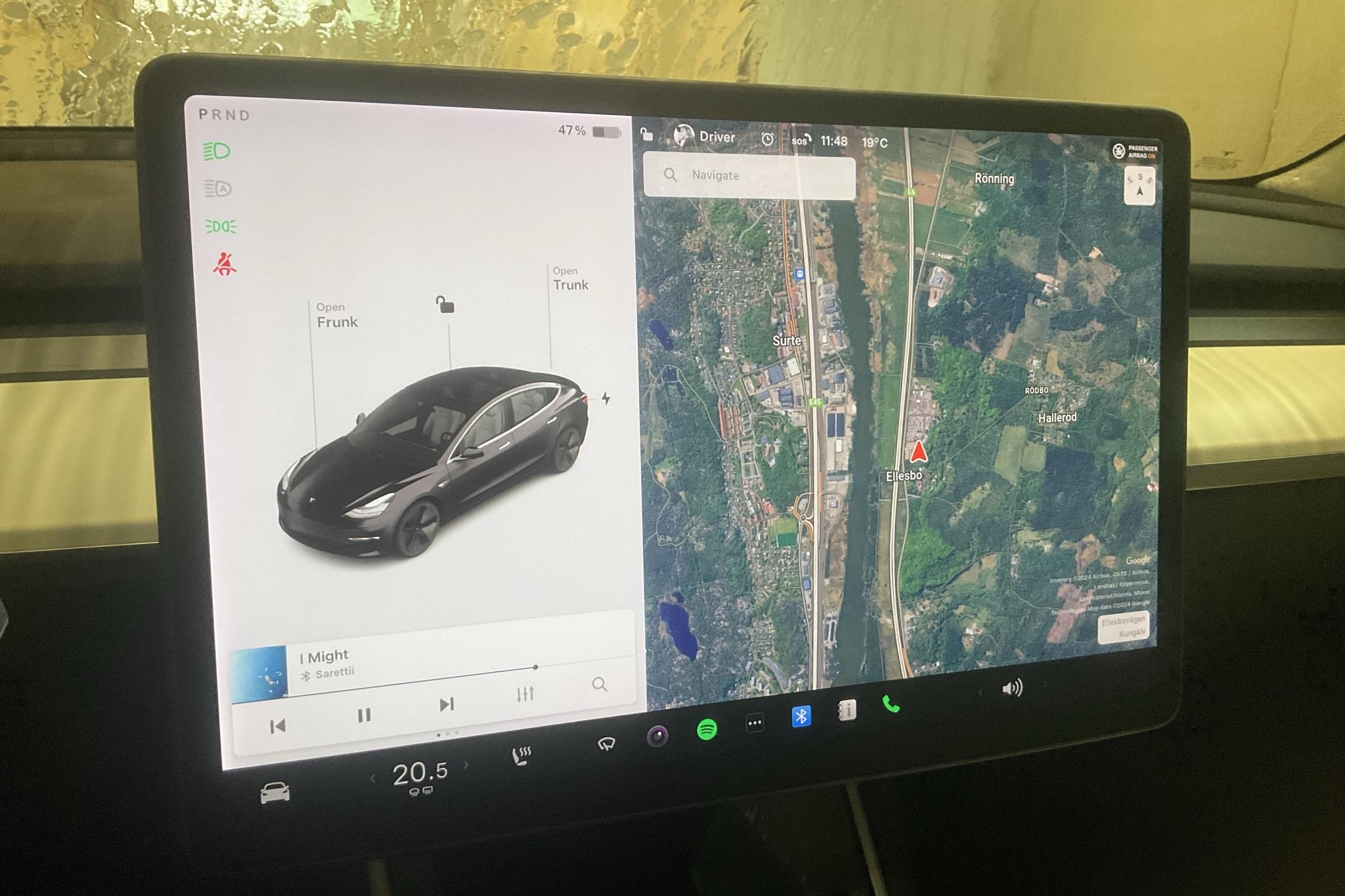 Tesla Model 3 Long Range Dual Motor AWD - 106 730 km - Automatyczna - czarny - 2020