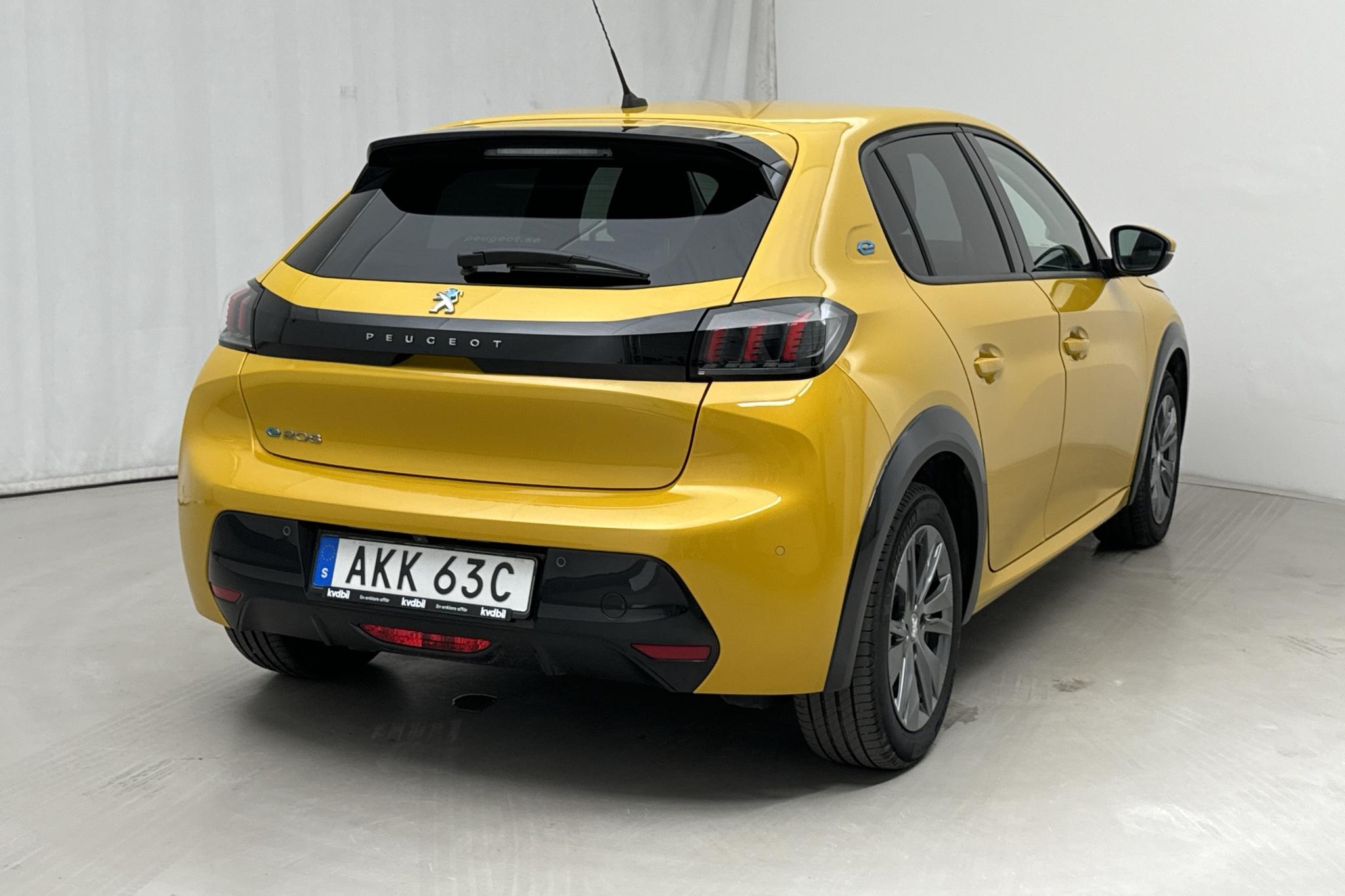 Peugeot e-208 50 kWh 5dr (136hk) - 44 550 km - Automatic - yellow - 2021