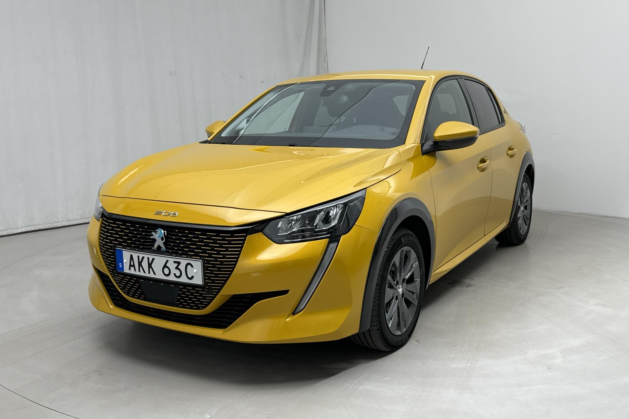 Peugeot e-208 50 kWh 5dr (136hk) - 44 550 km - Automatic - yellow - 2021