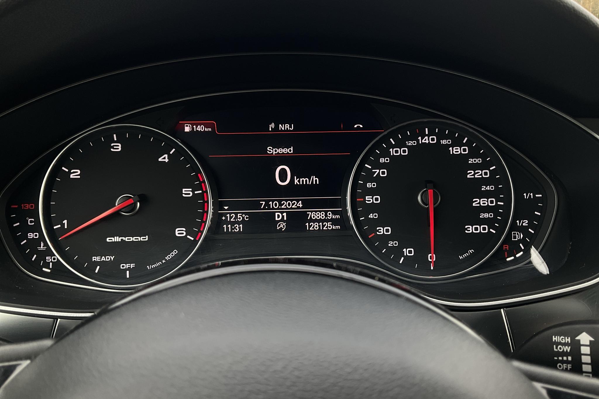 Audi A6 Allroad 3.0 TDI quattro (190hk) - 128 130 km - Automatyczna - biały - 2018