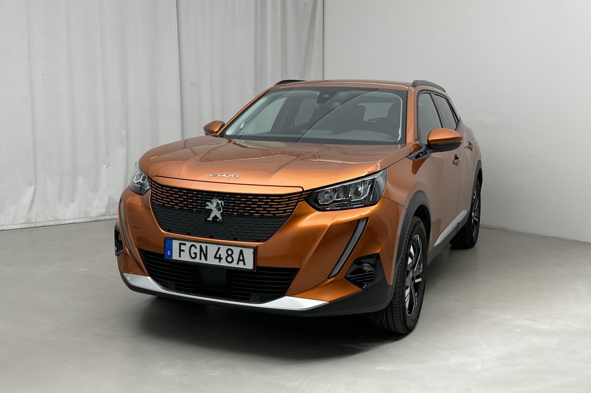 Peugeot e-2008 50 kWh (136hk) - 40 880 km - Automaattinen - oranssi - 2021