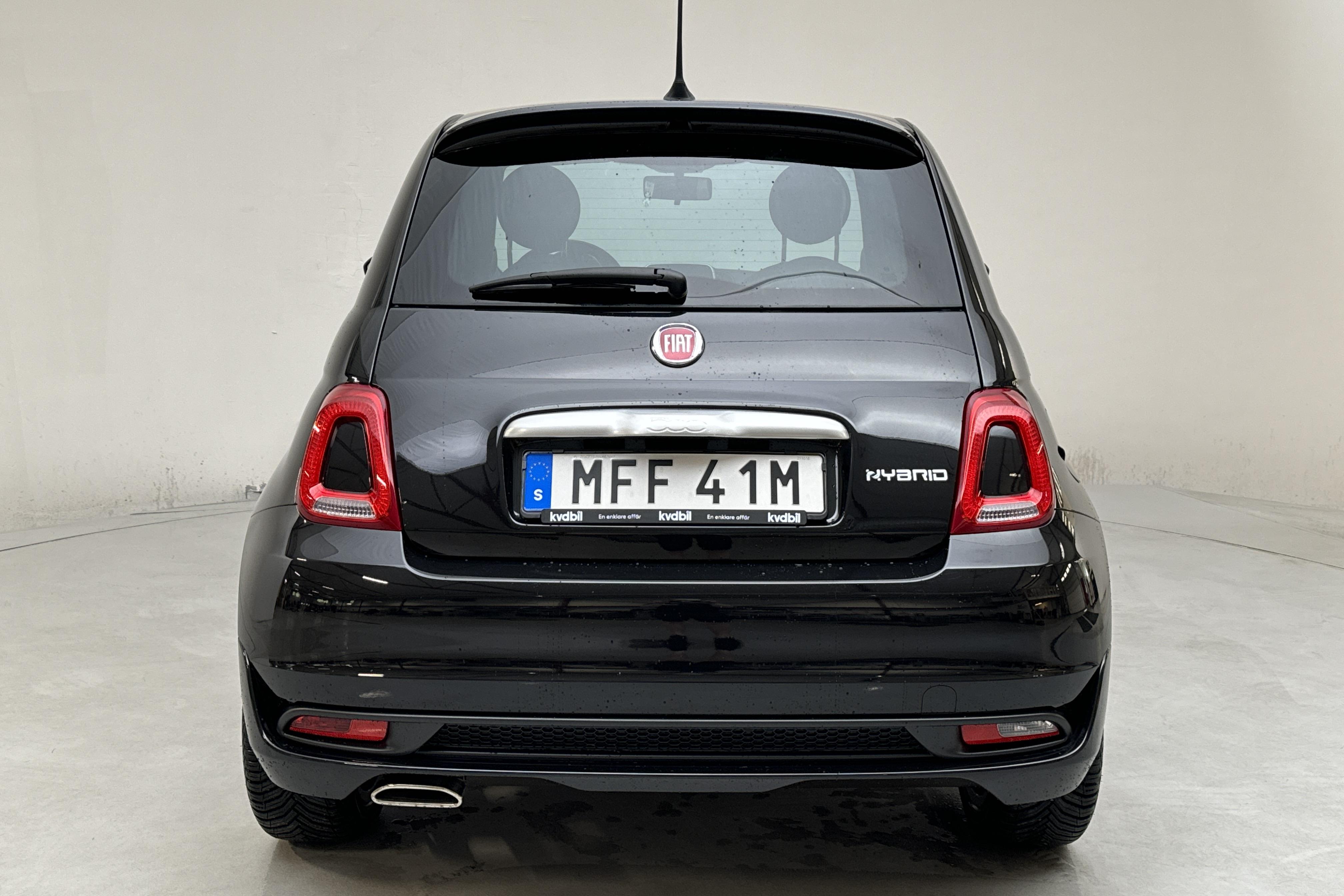 Fiat 500 Hybrid (70hk) - 16 000 km - Manual - black - 2022