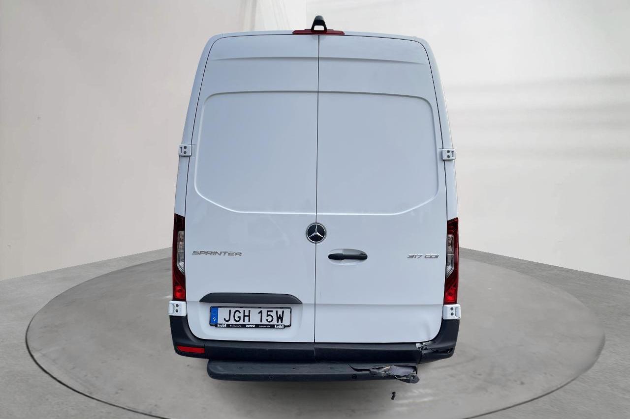 Mercedes Sprinter 317 CDI Skåp RWD (170hk) - 26 540 km - Automatyczna - biały - 2024