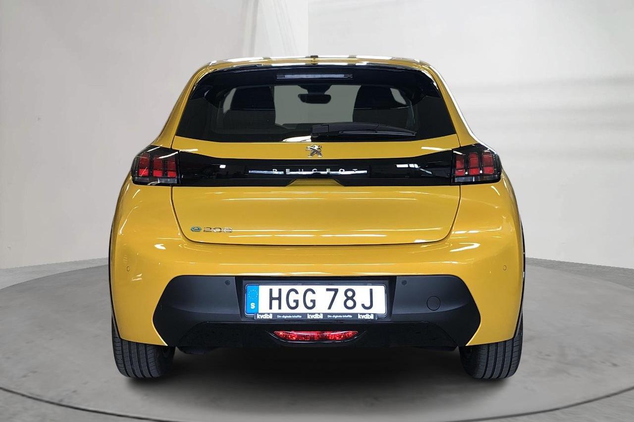 Peugeot e-208 50 kWh 5dr (136hk) - 29 500 km - Automatic - yellow - 2022