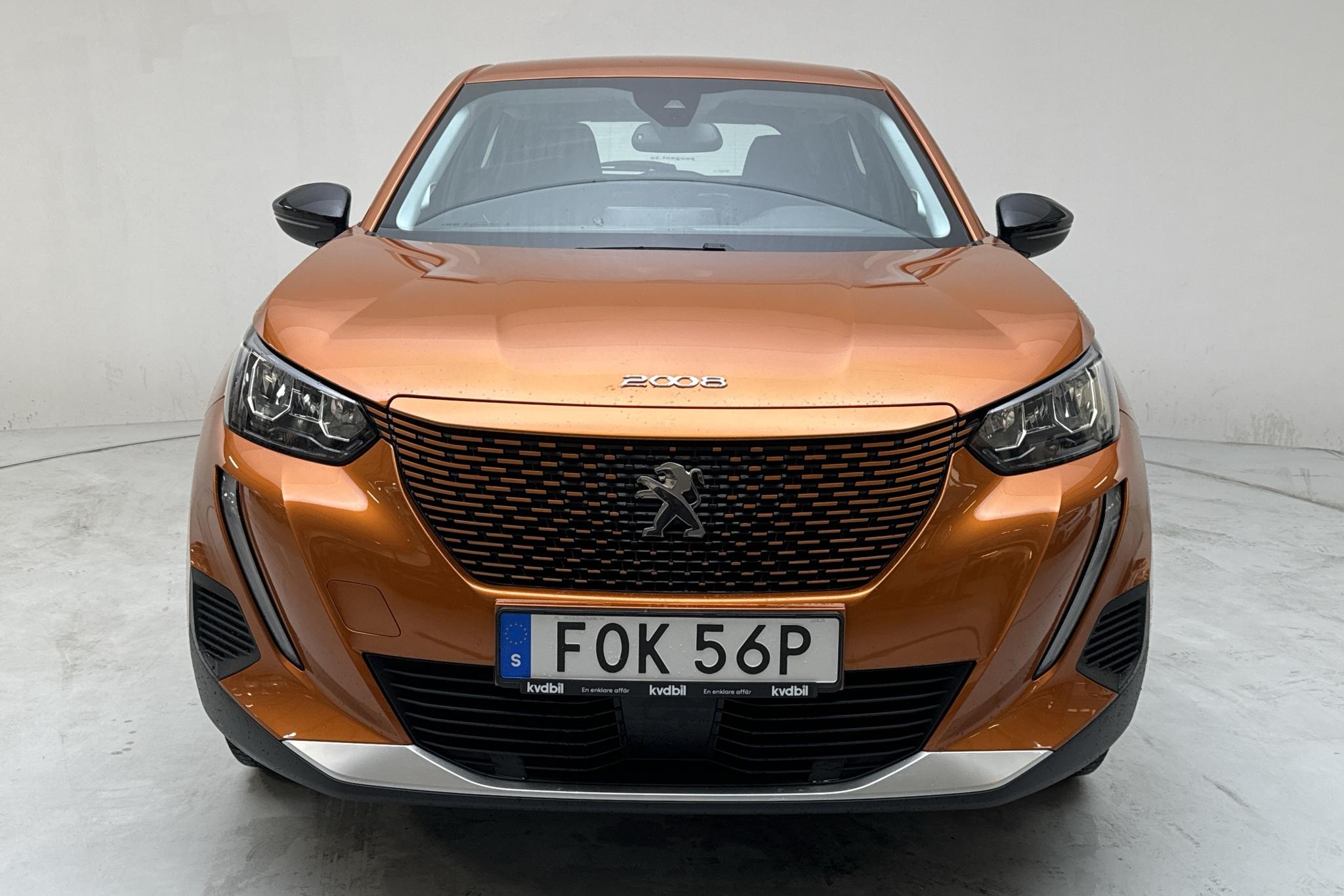 Peugeot e-2008 50 kWh (136hk) - 37 450 km - Automaatne - oranž - 2022