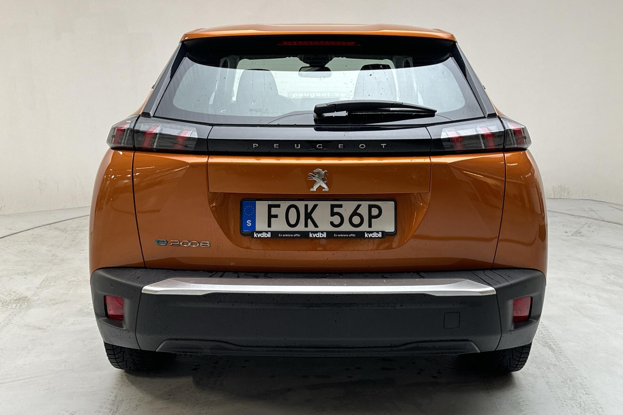 Peugeot e-2008 50 kWh (136hk) - 37 450 km - Automatic - orange - 2022