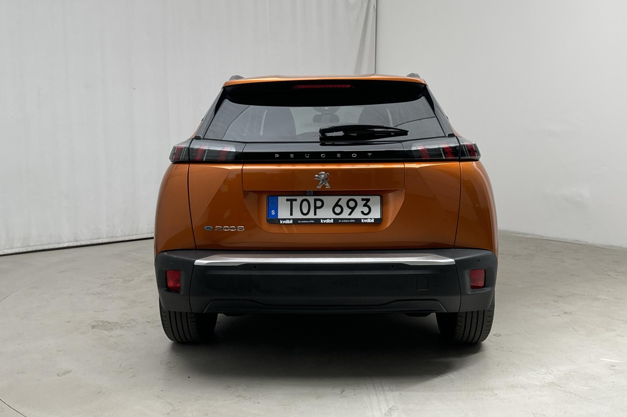 Peugeot e-2008 50 kWh (136hk) - 37 120 km - Automaatne - oranž - 2022